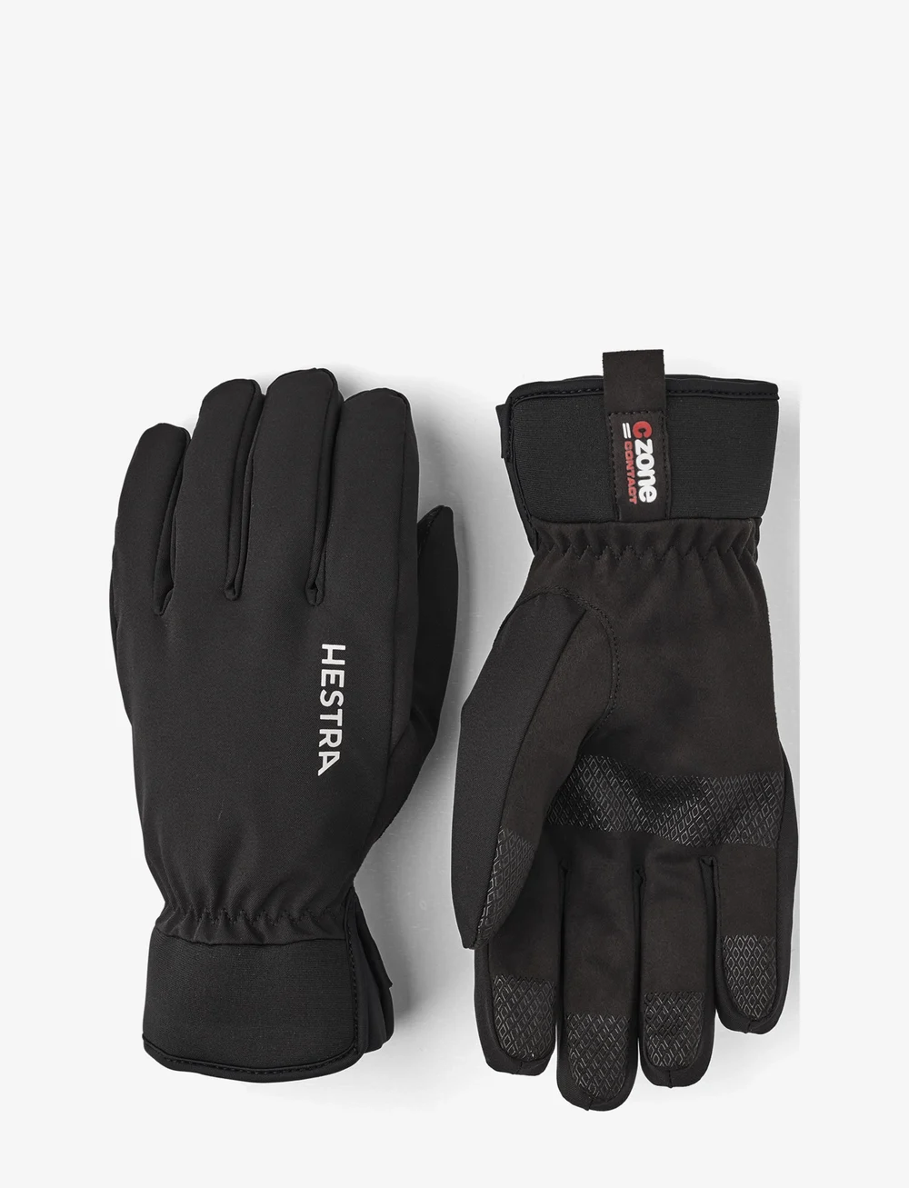 Hestra - CZone Contact Glove -5 finger Black - sõrmikud - black - 0