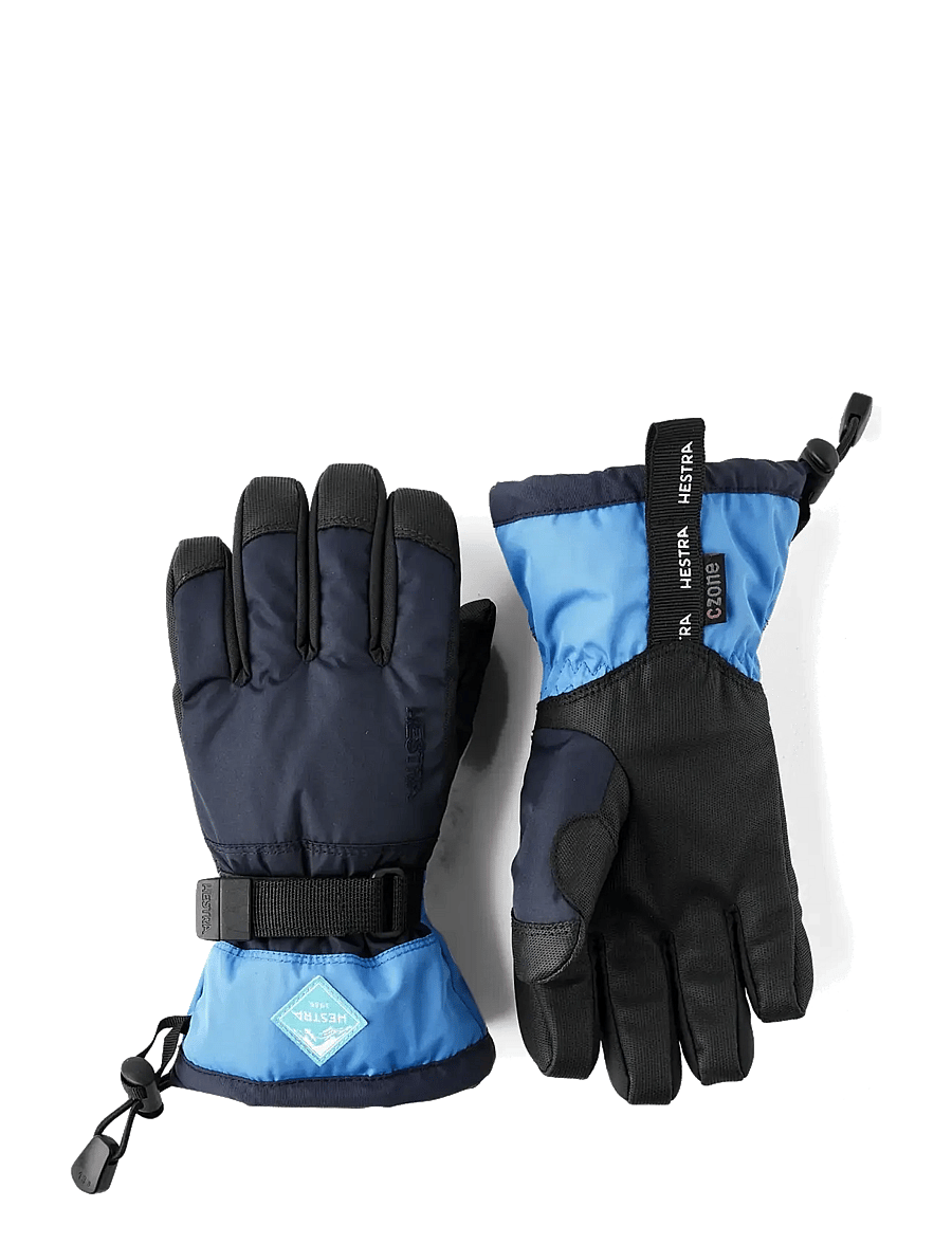 Hestra - Gauntlet CZone Jr. - 5 finger - handschuhe - dark navy/sky blue - 1