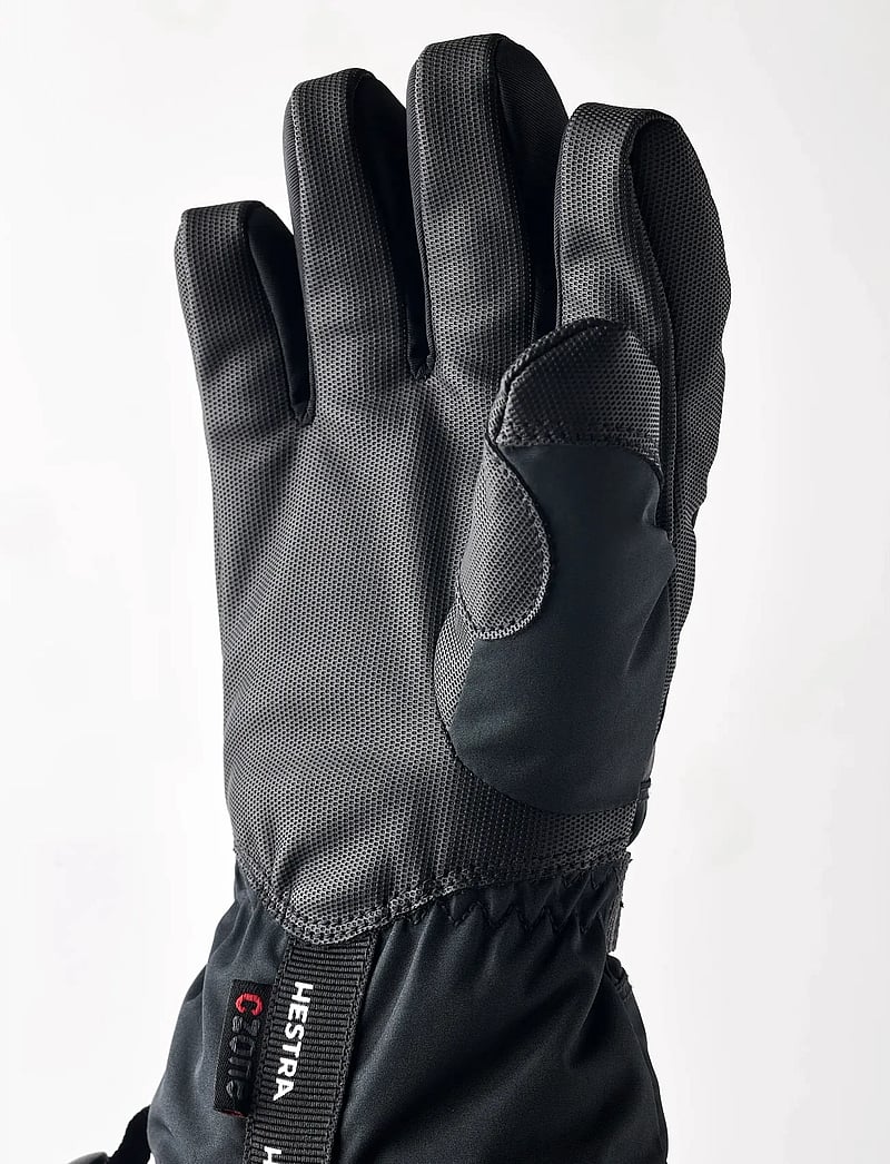 Hestra - Gauntlet CZone Jr. - 5 finger Fuchsia/Ivory - kindad - graphite/black - 0