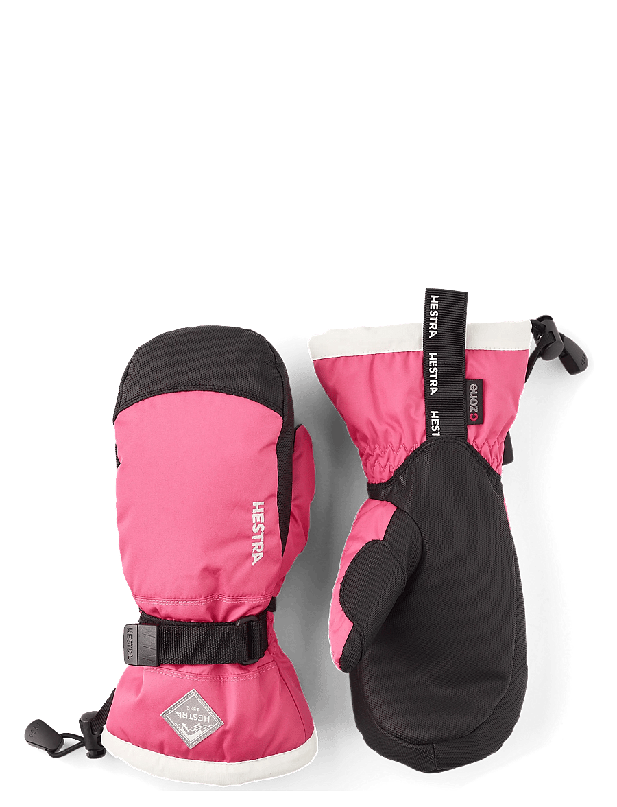 Hestra - Gauntlet CZone Jr. - mitt - regen-handschuhe - fuchsia/ivory - 0