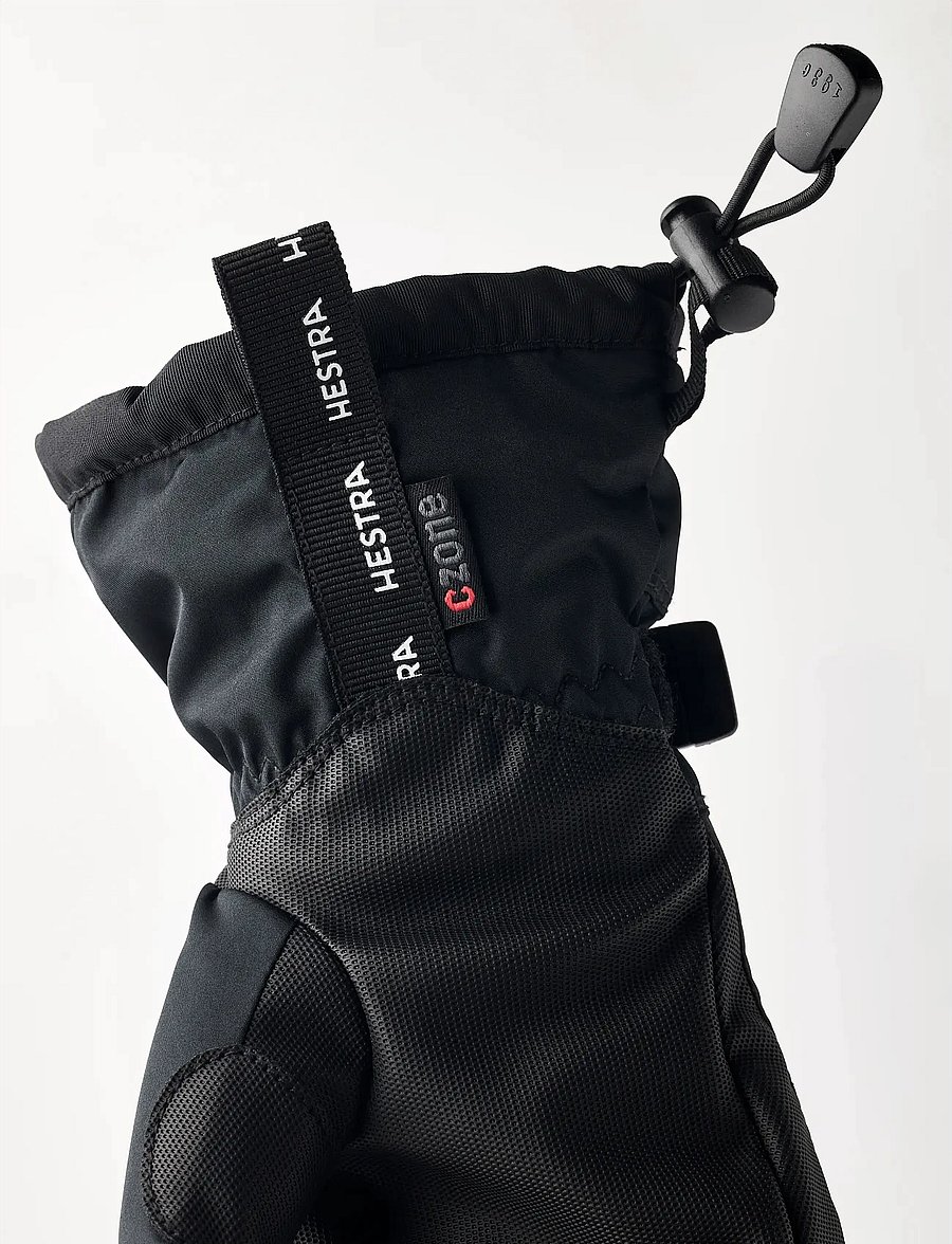 Hestra - Gauntlet CZone Jr. - 3 finger Graphite/Black - graphite/black - 1