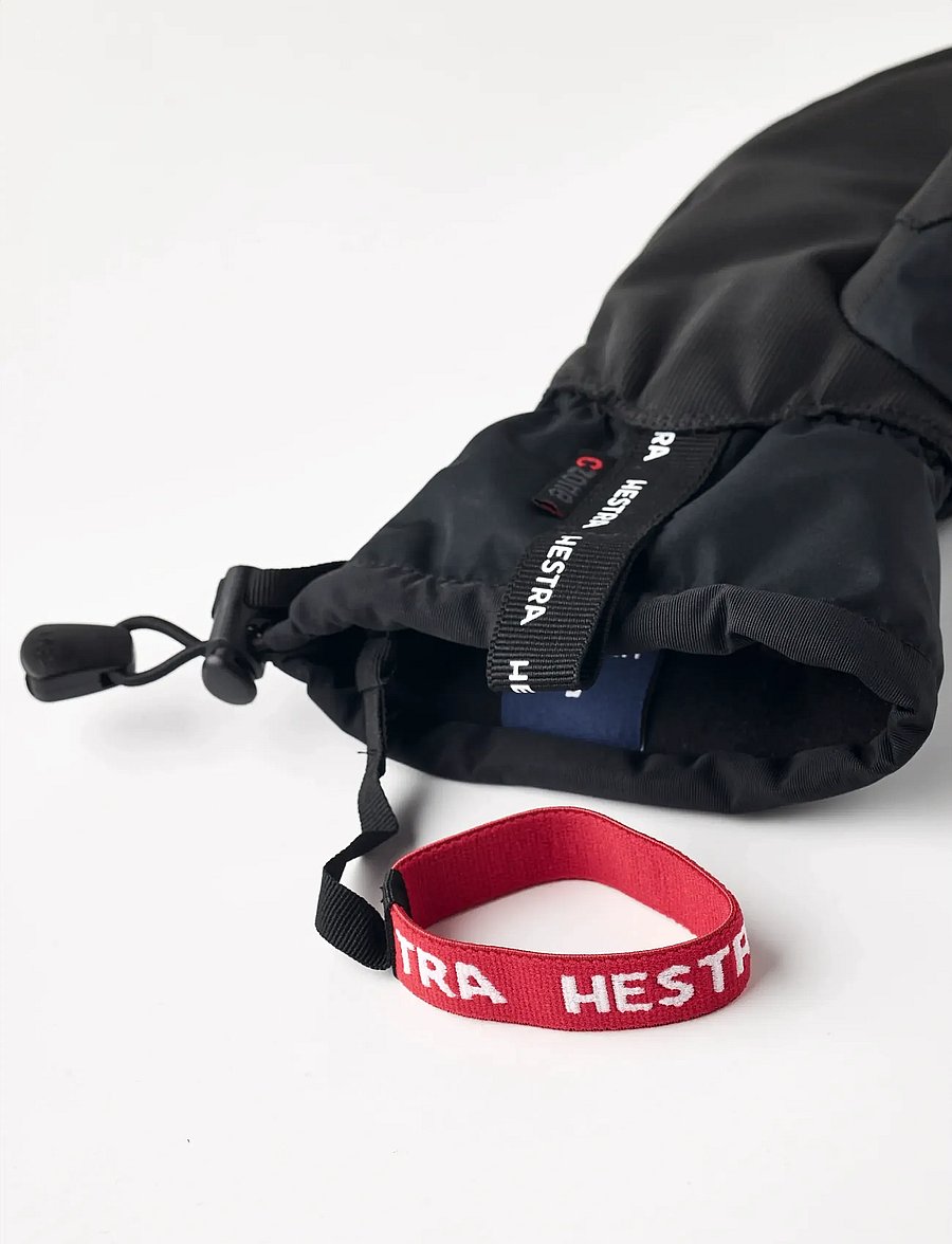 Hestra - Gauntlet CZone Jr. - 3 finger Graphite/Black - graphite/black - 2