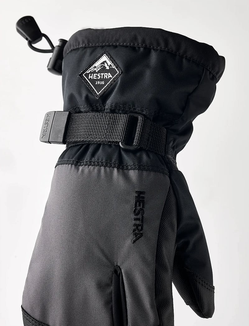 Hestra - Gauntlet CZone Jr. - 3 finger Graphite/Black - graphite/black - 3