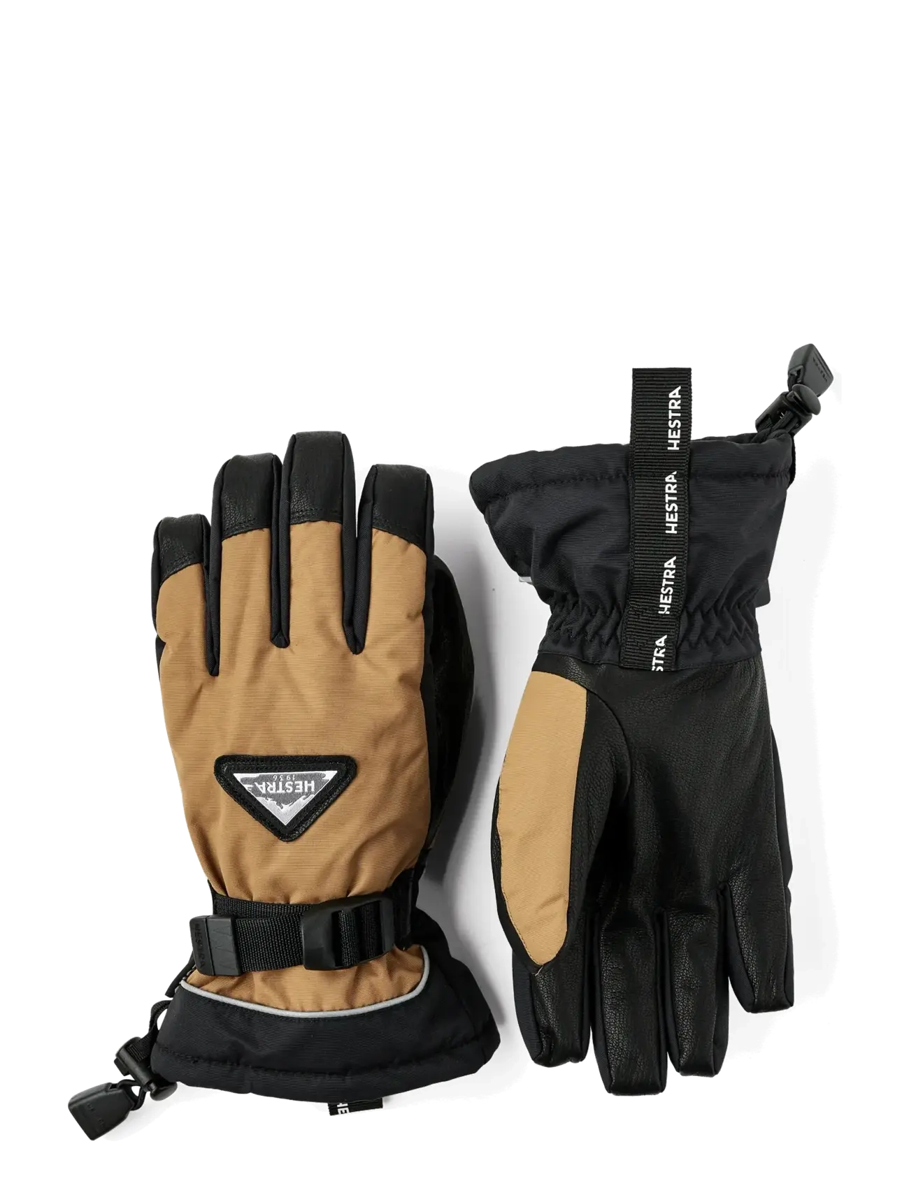 Hestra Skare CZone Jr. - 5 finger - Inspiration - DARK SAND / brown