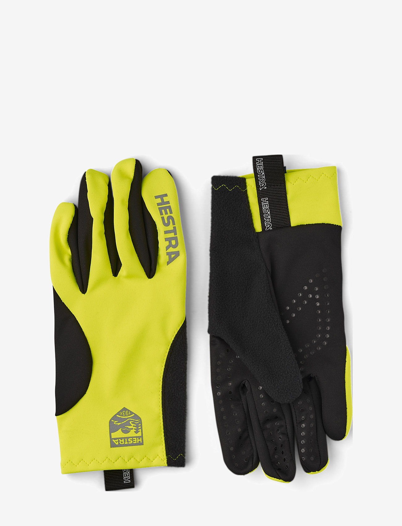 Hestra - Runners All Weather - 5 finger - mehed - yellow high viz - 0