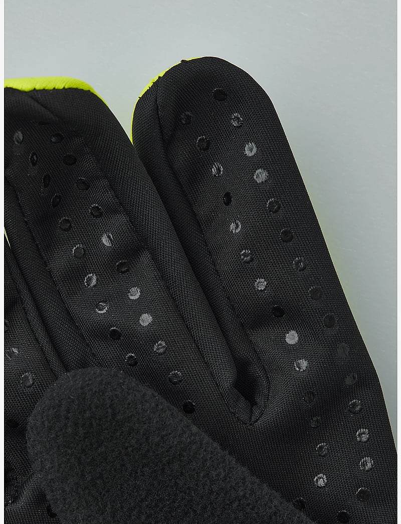 Hestra - Runners All Weather - 5 finger Dark grey-9 - yellow high viz - 4