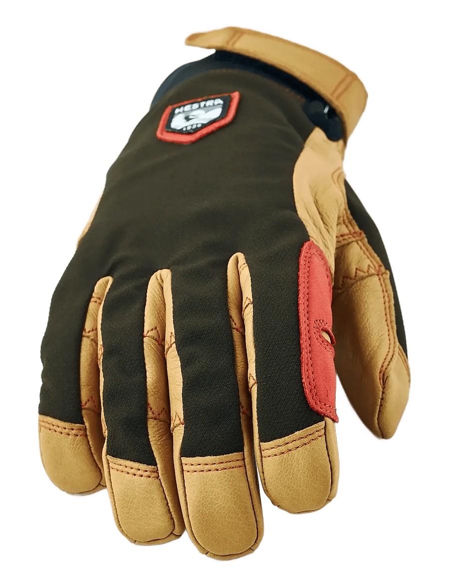 Hestra - Ergo Grip Active - 5 finger Dark forest/Natural brown - dark forest/natural brown - 2