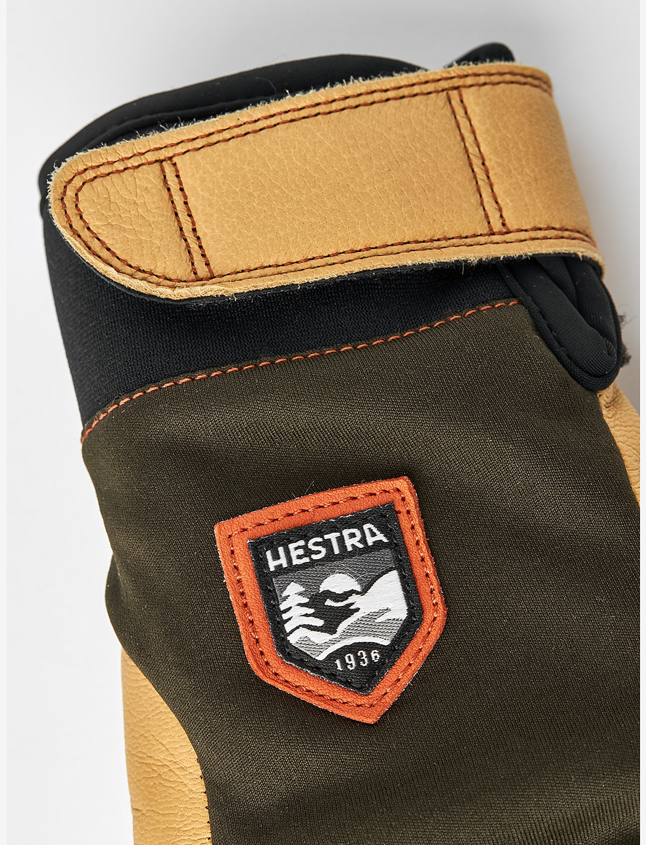 Hestra - Ergo Grip Active - 5 finger Black/Black - fingerhandsker - dark forest/natural brown - 2