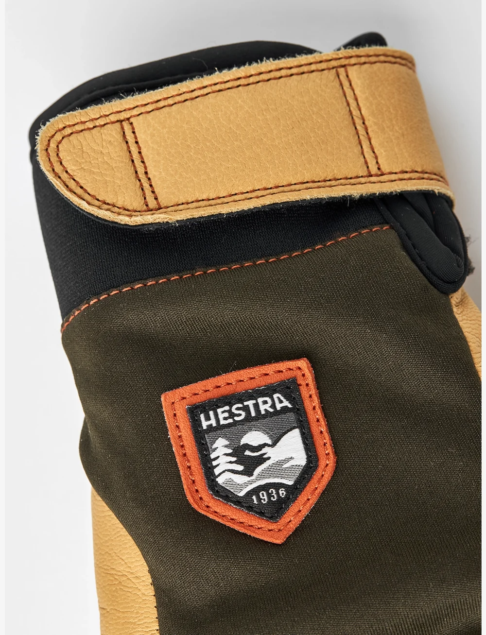 Hestra - Ergo Grip Active - 5 finger Dark forest/Natural brown - fingerhansker - dark forest/natural brown - 2