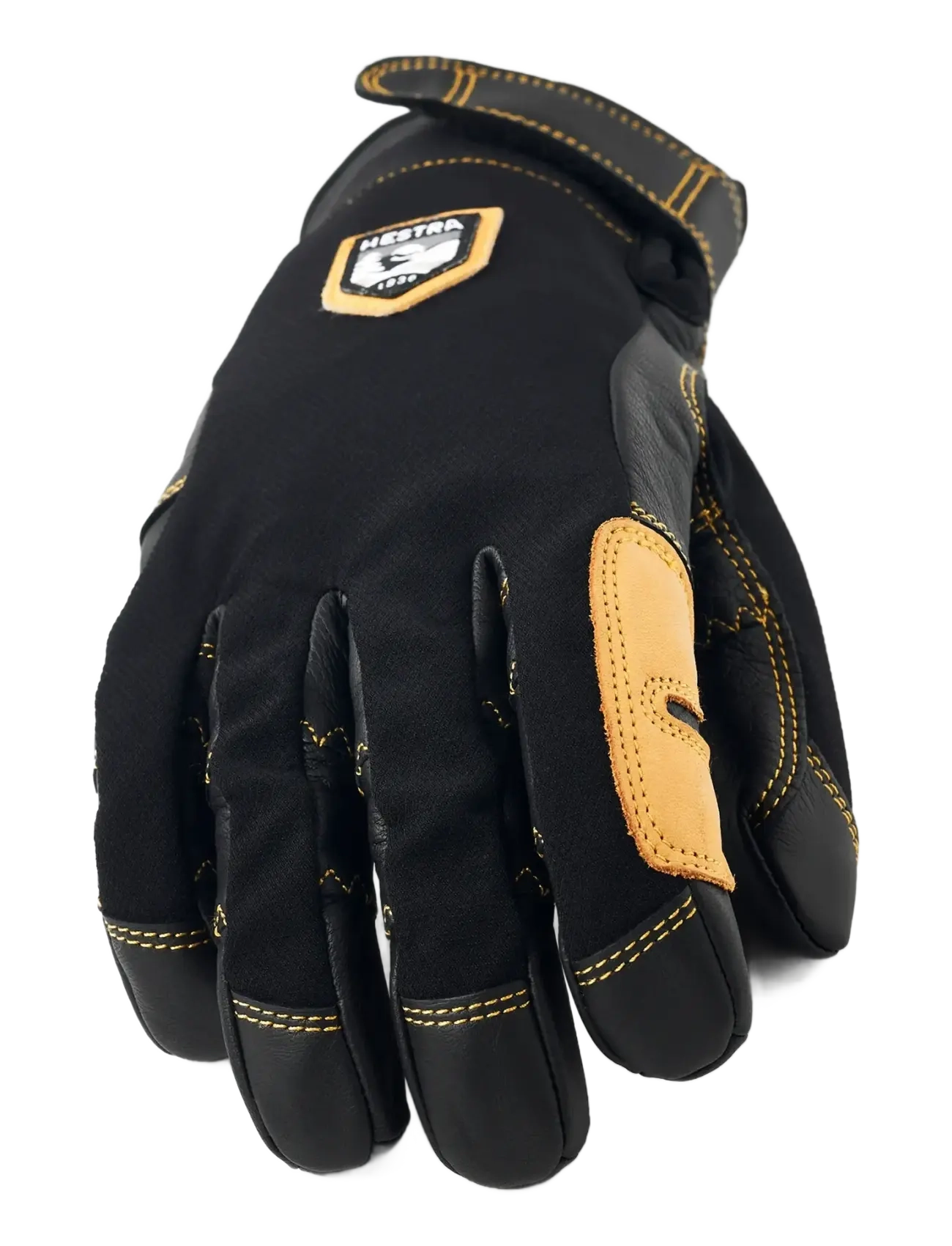 Hestra - Ergo Grip Active - 5 finger Dark forest/Natural brown - black/black - 2