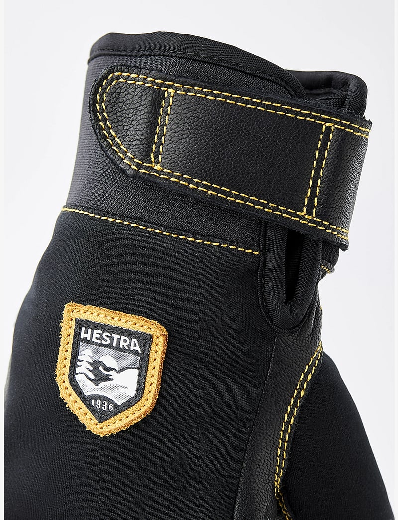 Hestra - Ergo Grip Active - 5 finger Black/Black - fingervantar - black/black - 3