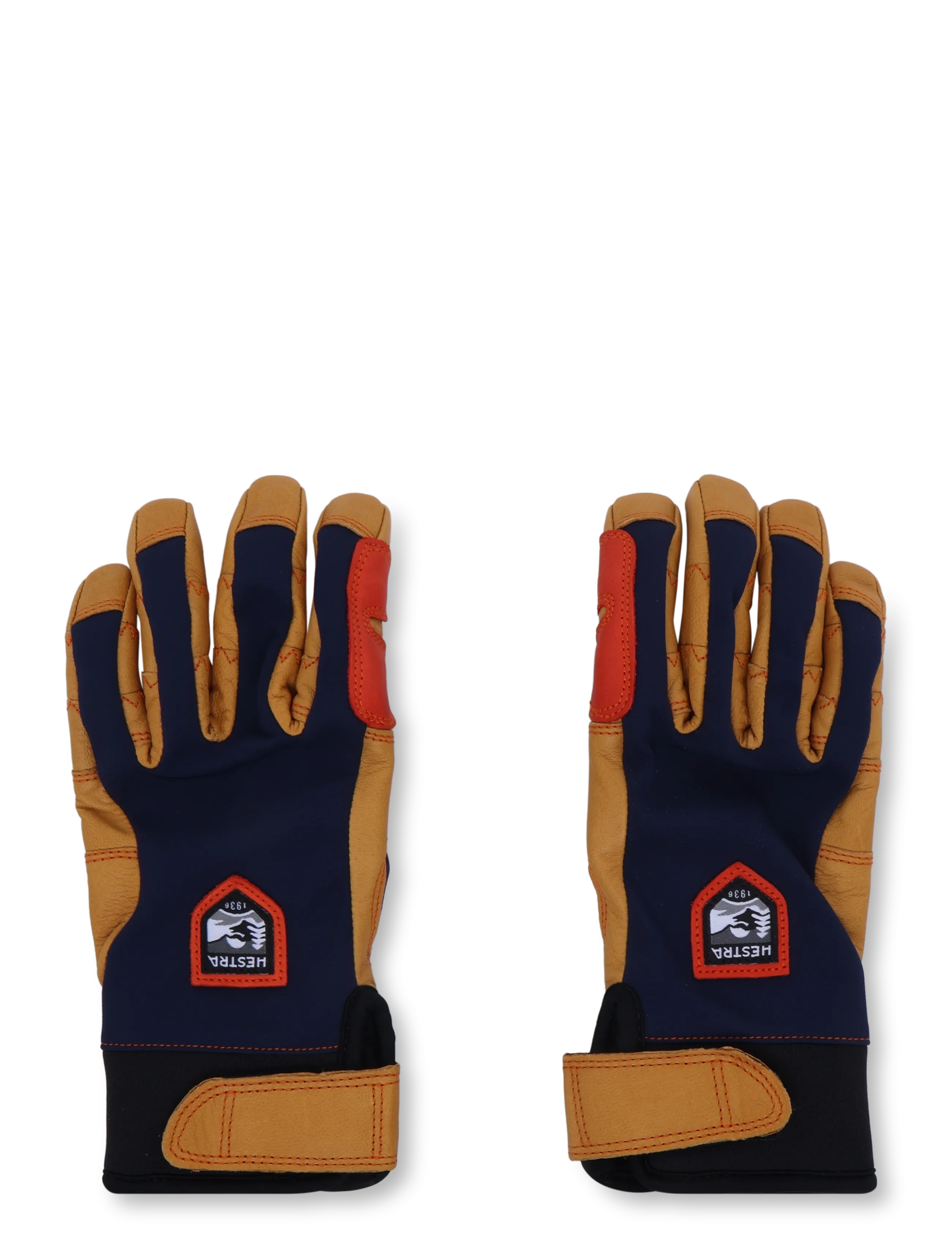 Hestra Ergo Grip Active - 5 finger - Handsker & Vanter - NAVY/NATURAL BROWN / brown