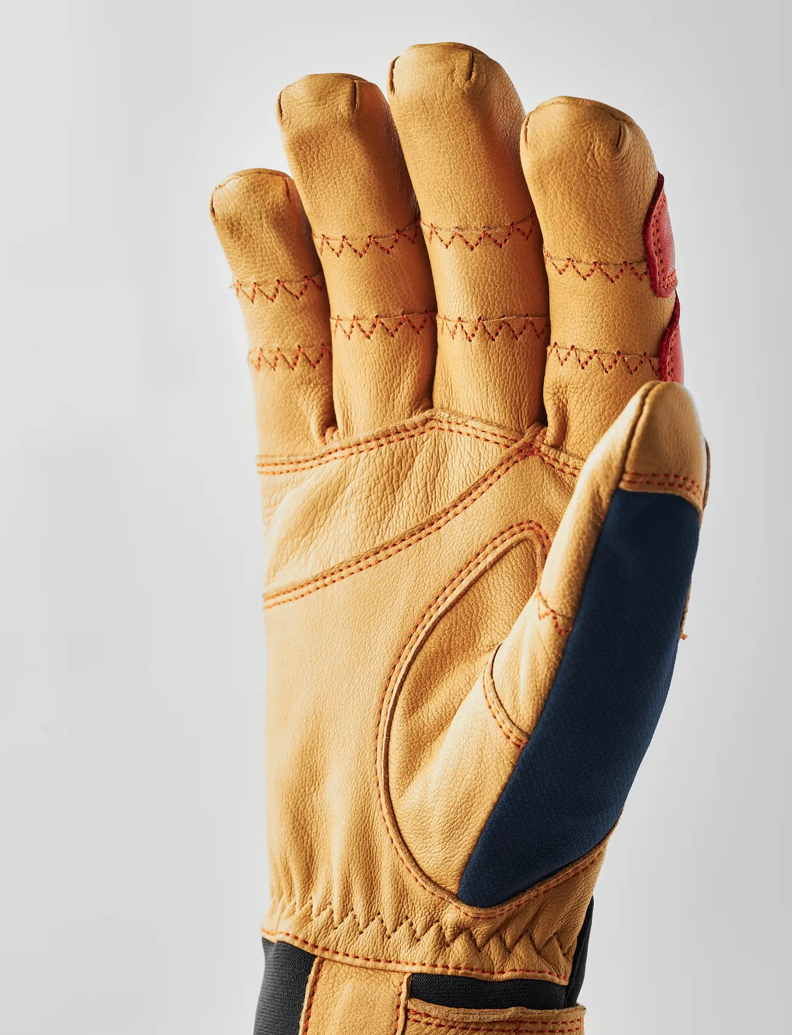 Hestra - Ergo Grip Active - 5 finger - fingervantar - navy/natural brown - 2