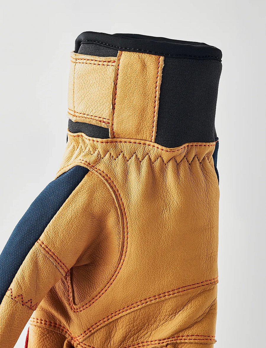 Hestra - Ergo Grip Active - 5 finger - fingervantar - navy/natural brown - 4
