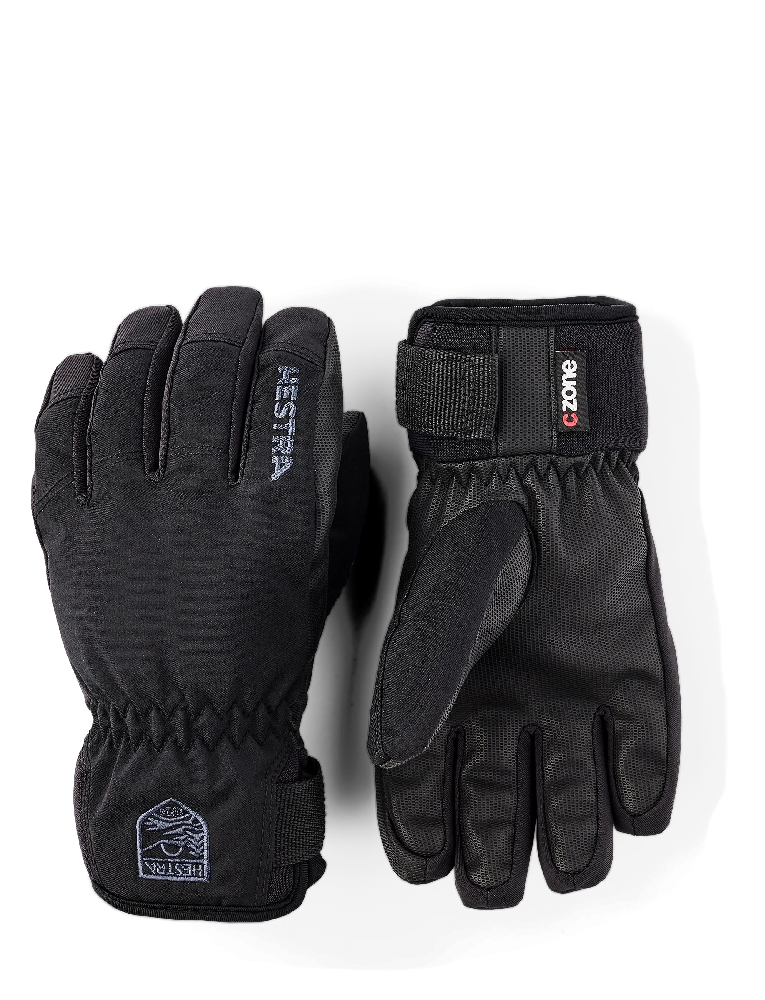 Hestra Ferox Primaloft - 5 finger Black - Vantar - BLACK / black