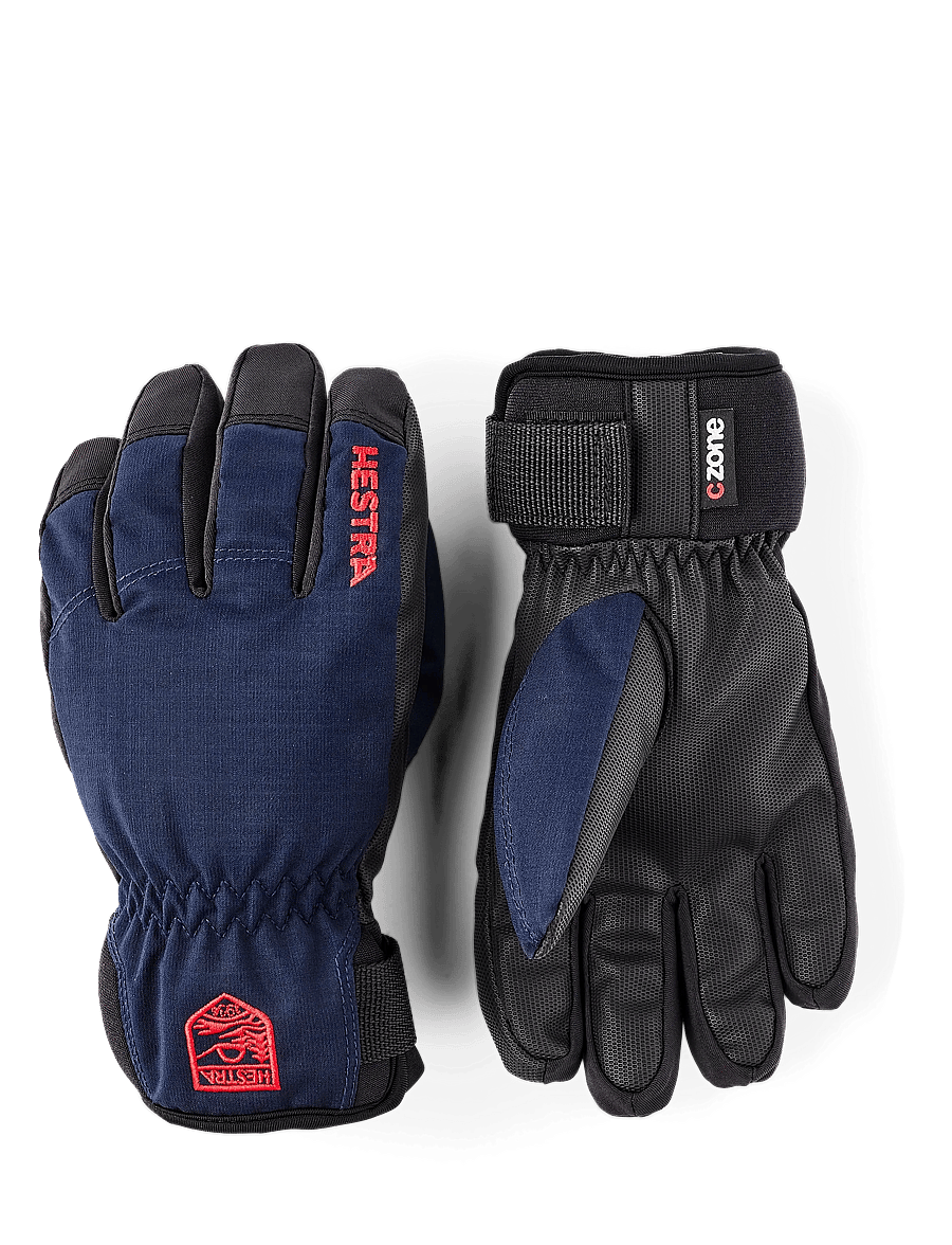 Hestra - Ferox Primaloft - 5 finger Pink - navy - 0