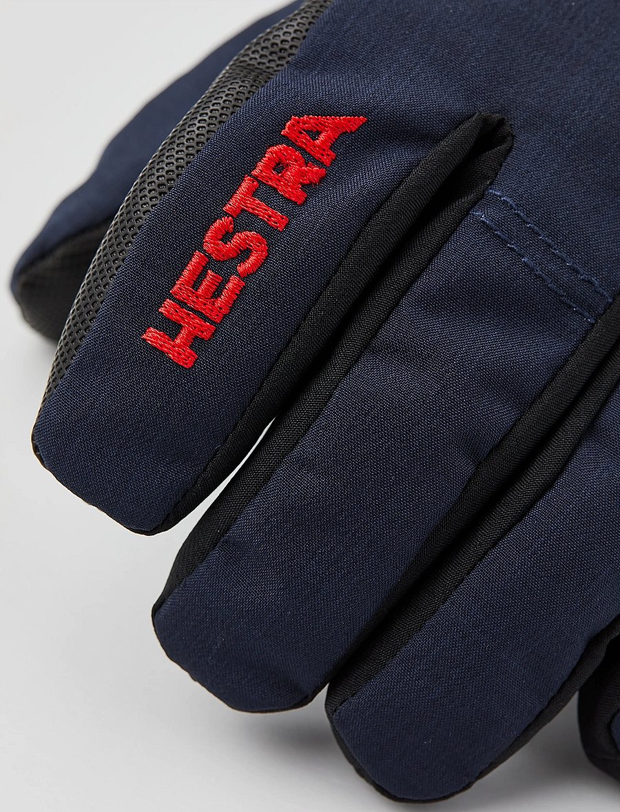 Hestra - Ferox Primaloft - 5 finger Pink - navy - 1