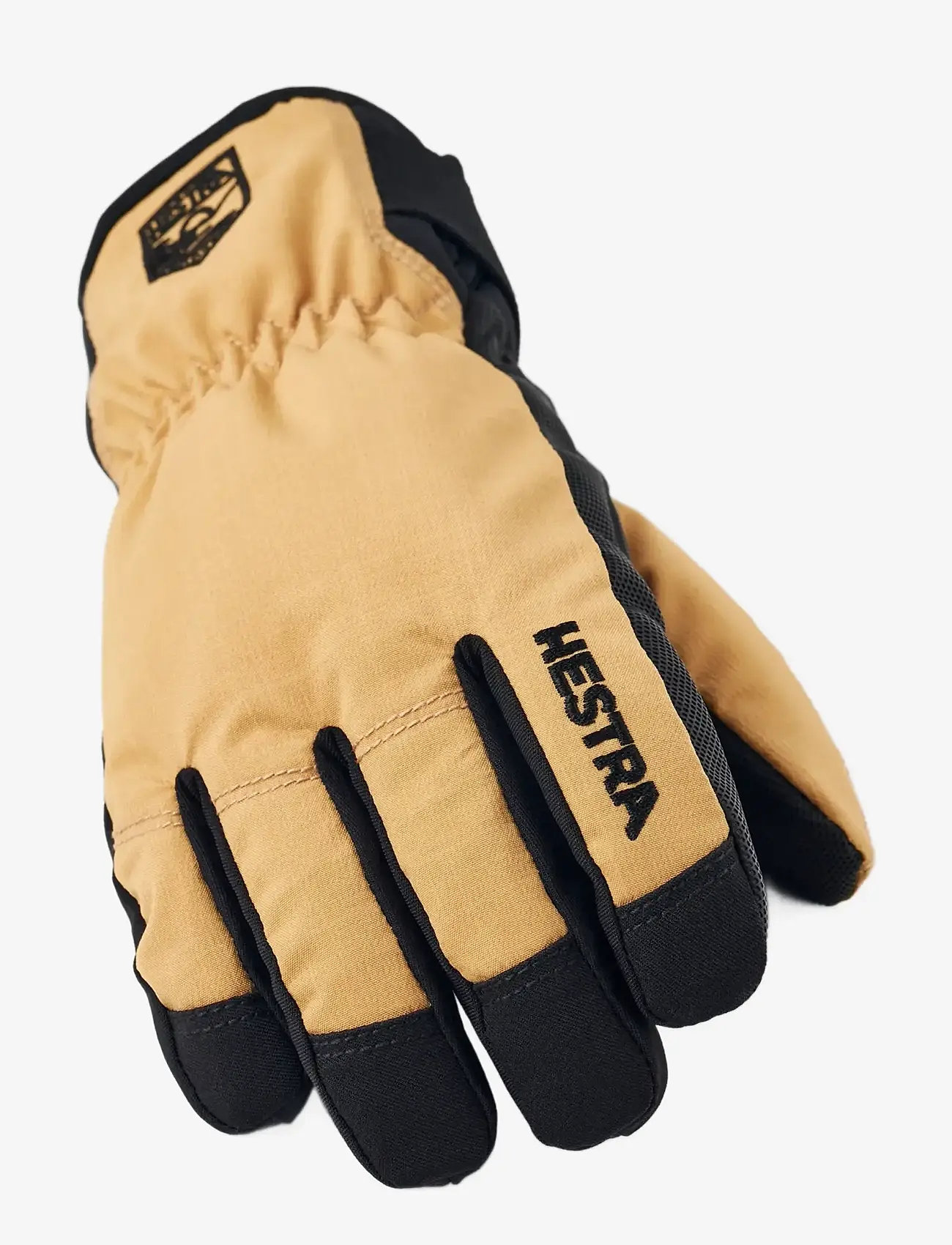 Hestra - Ferox Primaloft - 5 finger Black - akcesoria - sand - 1