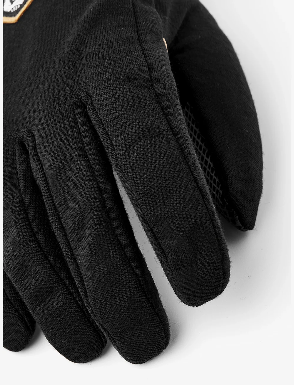 Hestra - Merino Windwool Liner - 5 finger Black - sõrmikud - black - 3