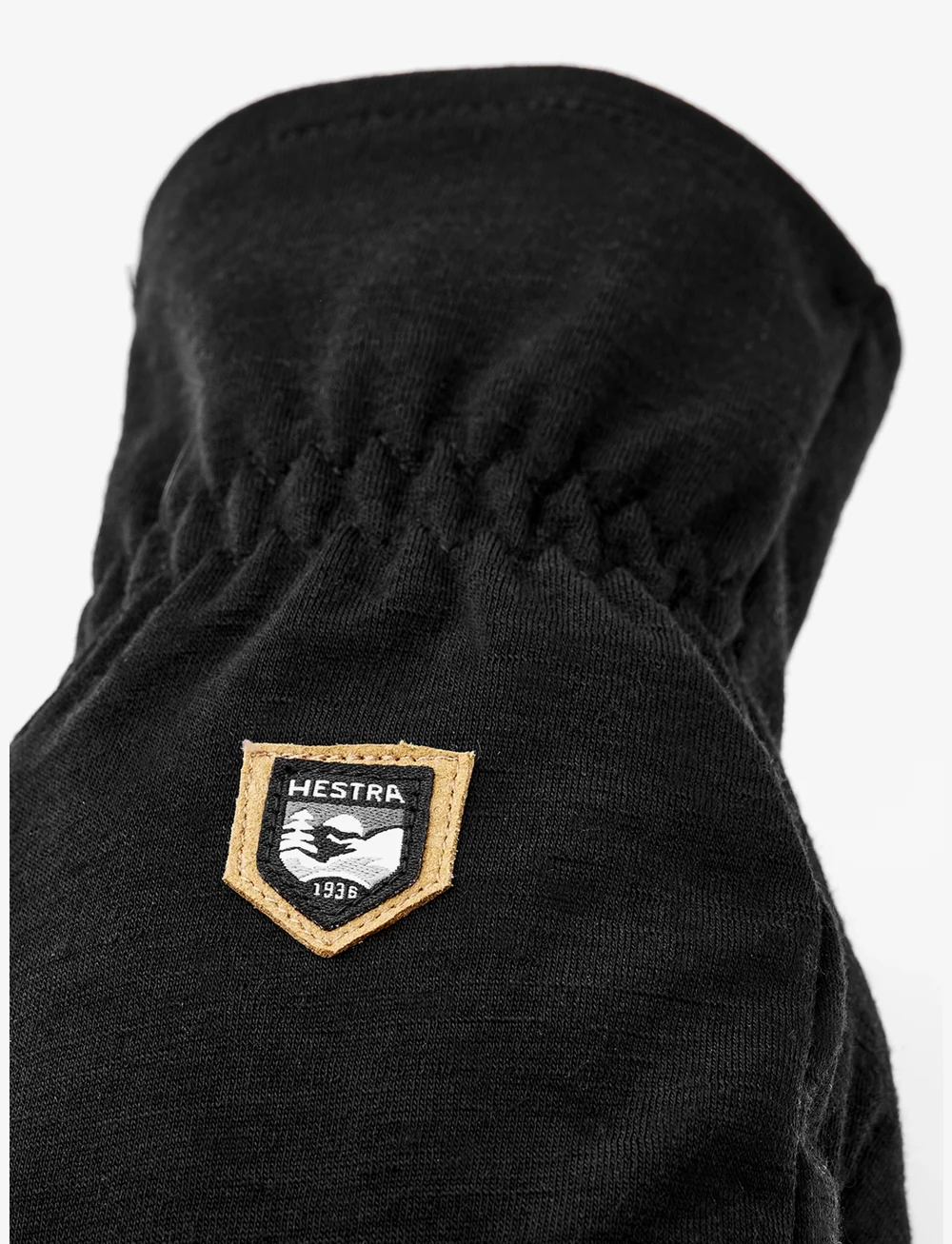 Hestra - Merino Windwool Liner - 5 finger Black - sõrmikud - black - 4