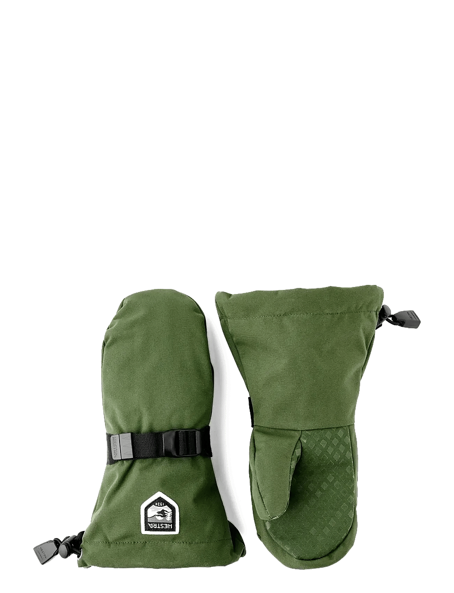 Hestra - Fjellvotten Jr. - mitt Olive - olive - 0