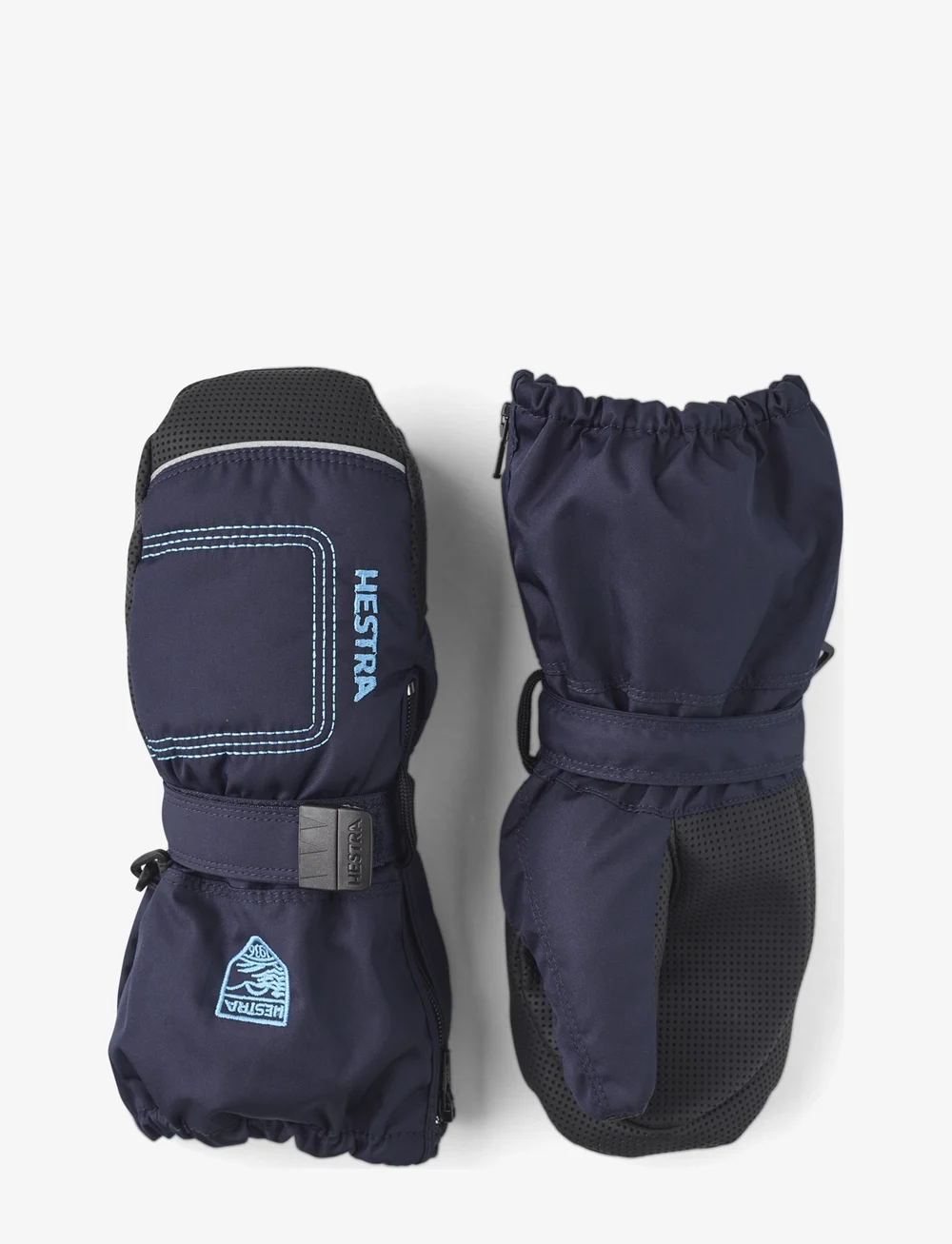 Hestra - Baby Zip Long - mitt Dark navy - lapaset - dark navy - 0