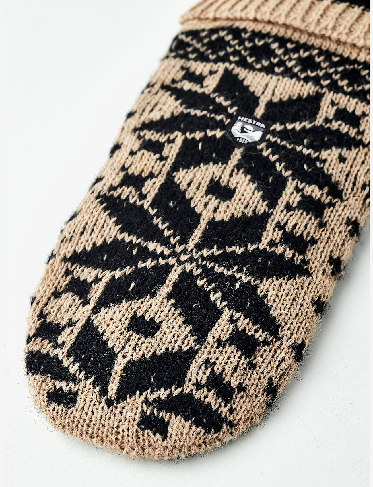 Hestra - Isvik Mitt Grey/Offwhite - tumvantar - beige/black - 2