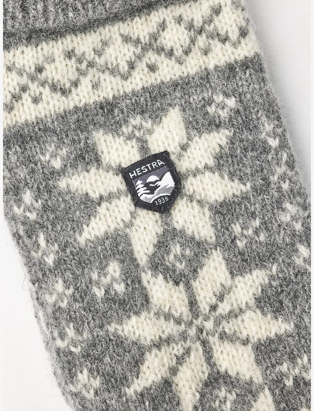 Hestra - Isvik Mitt Beige/Black - tumvantar - grey/offwhite - 1