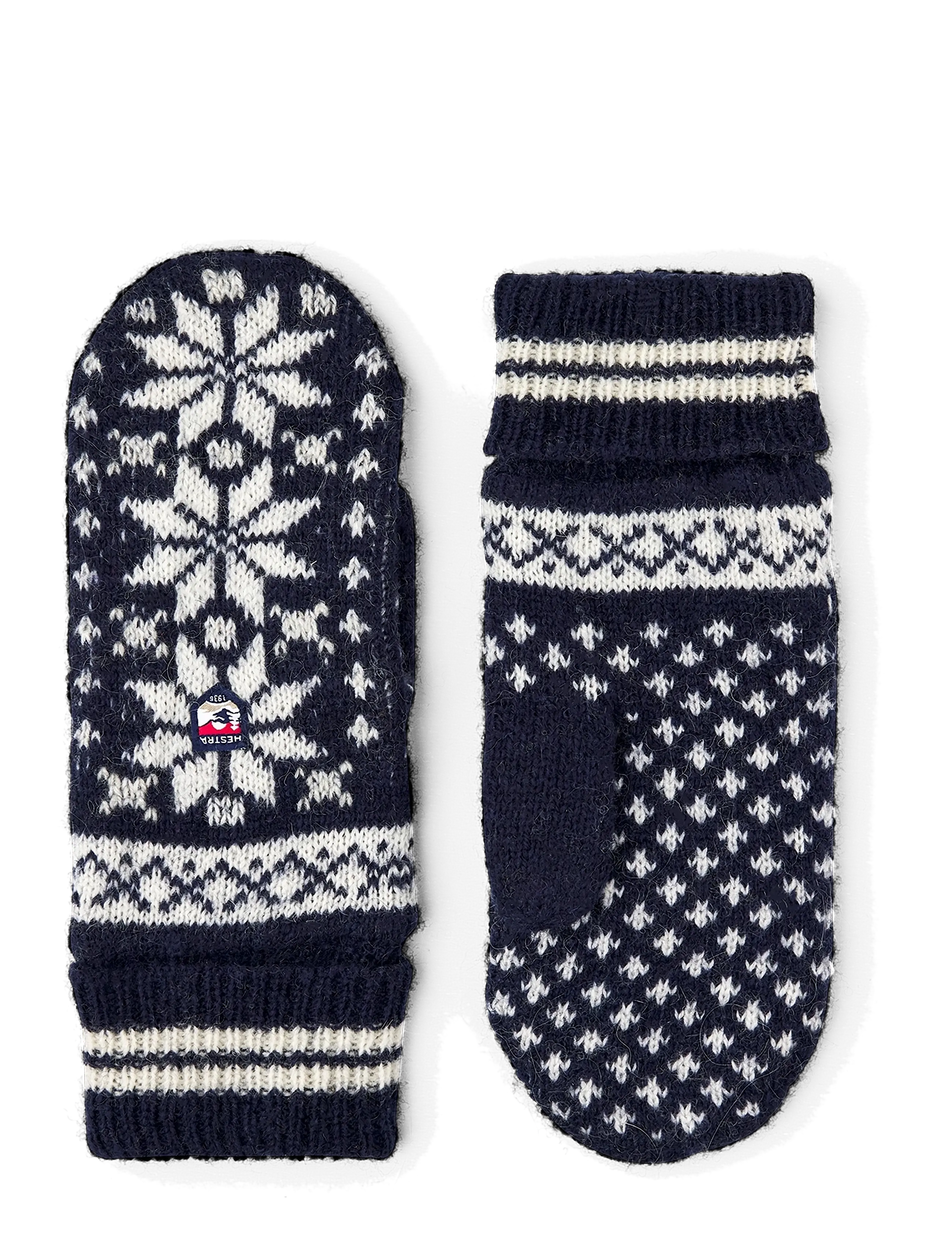 Hestra Isvik Mitt Grey/Offwhite - Tilbehør - NAVY/OFFWHITE / navy