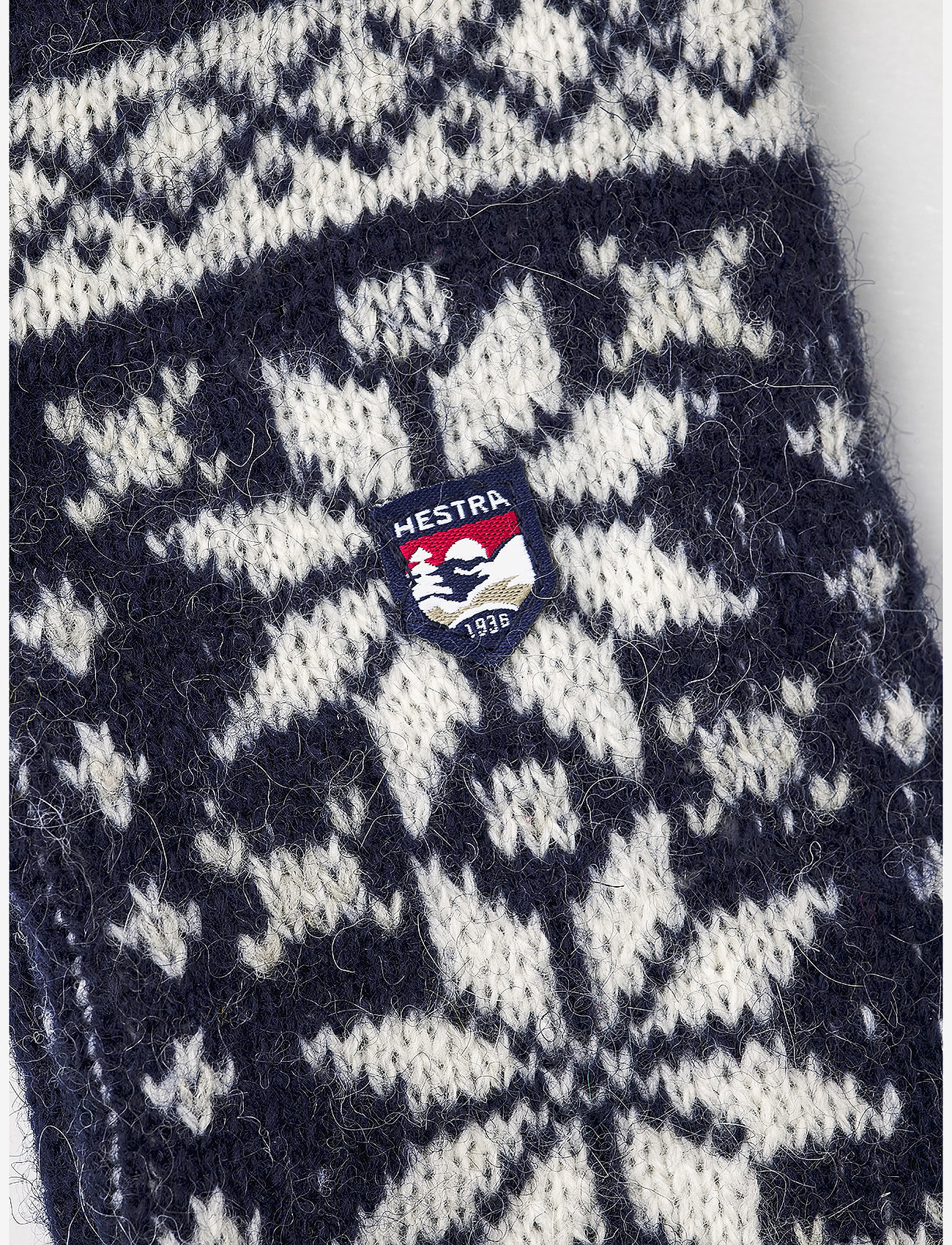 Hestra - Isvik Mitt Beige/Black - tumvantar - navy/offwhite - 1