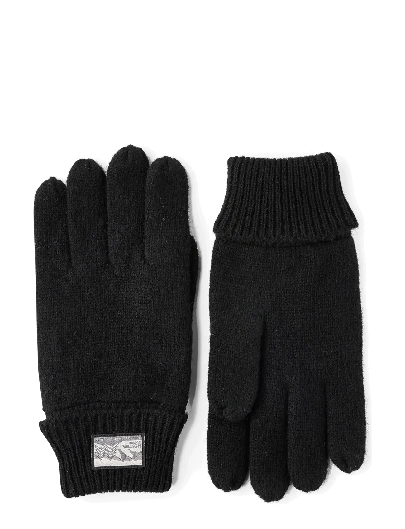 Hestra Raggwool Glove - Aksessuaarid - BLACK / black