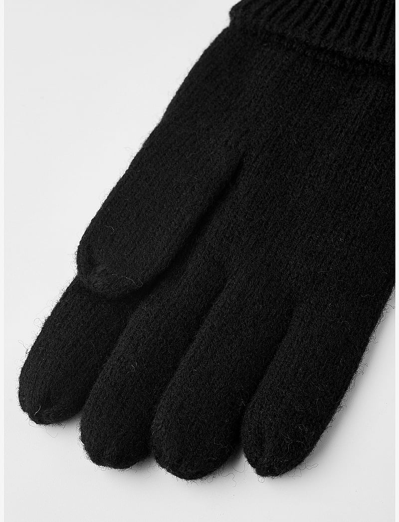 Hestra - Raggwool Glove Beige - accessoarer - black - 2