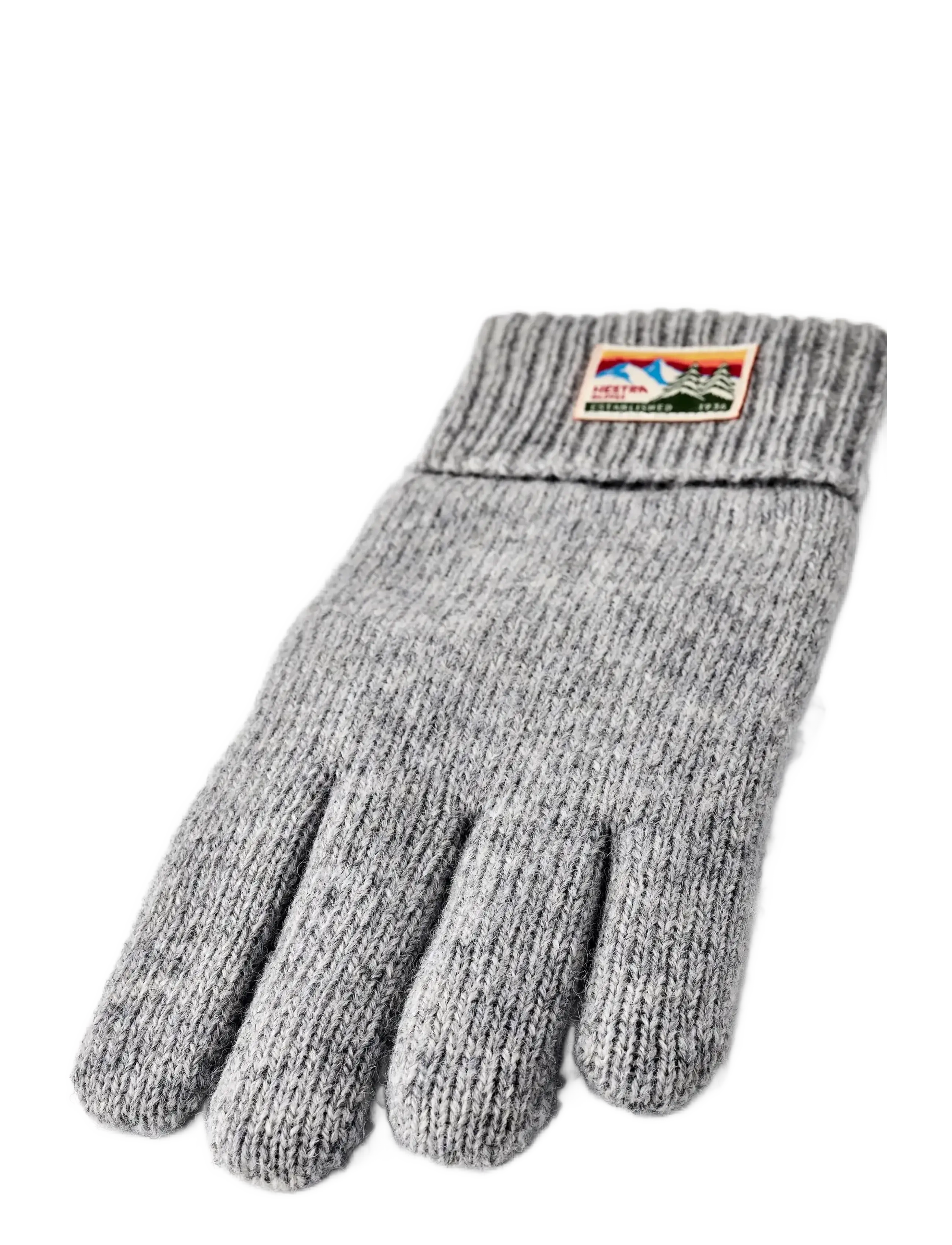 Hestra - Raggwool Glove - accessories - grey - 1