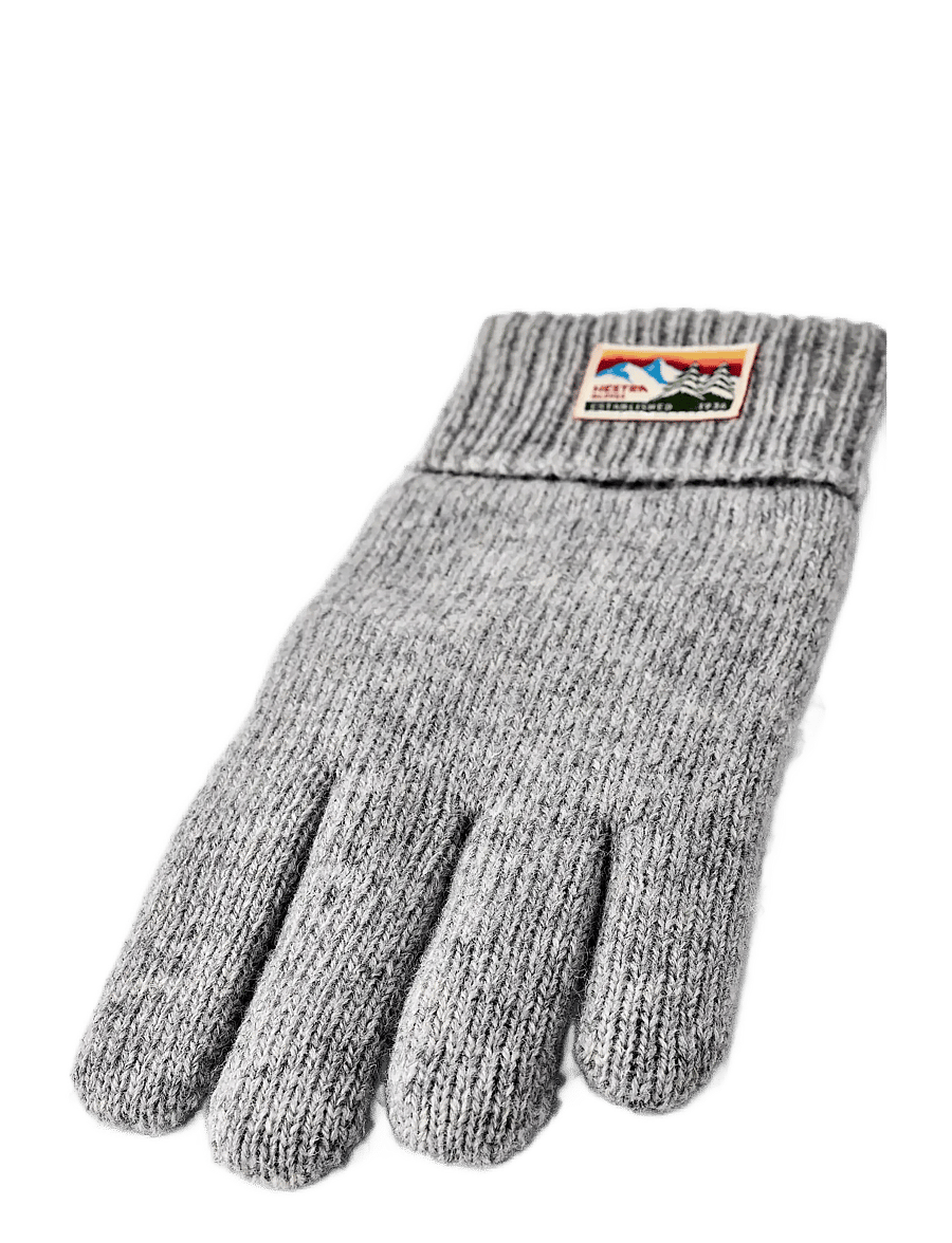 Hestra - Raggwool Glove - accessories - grey - 1