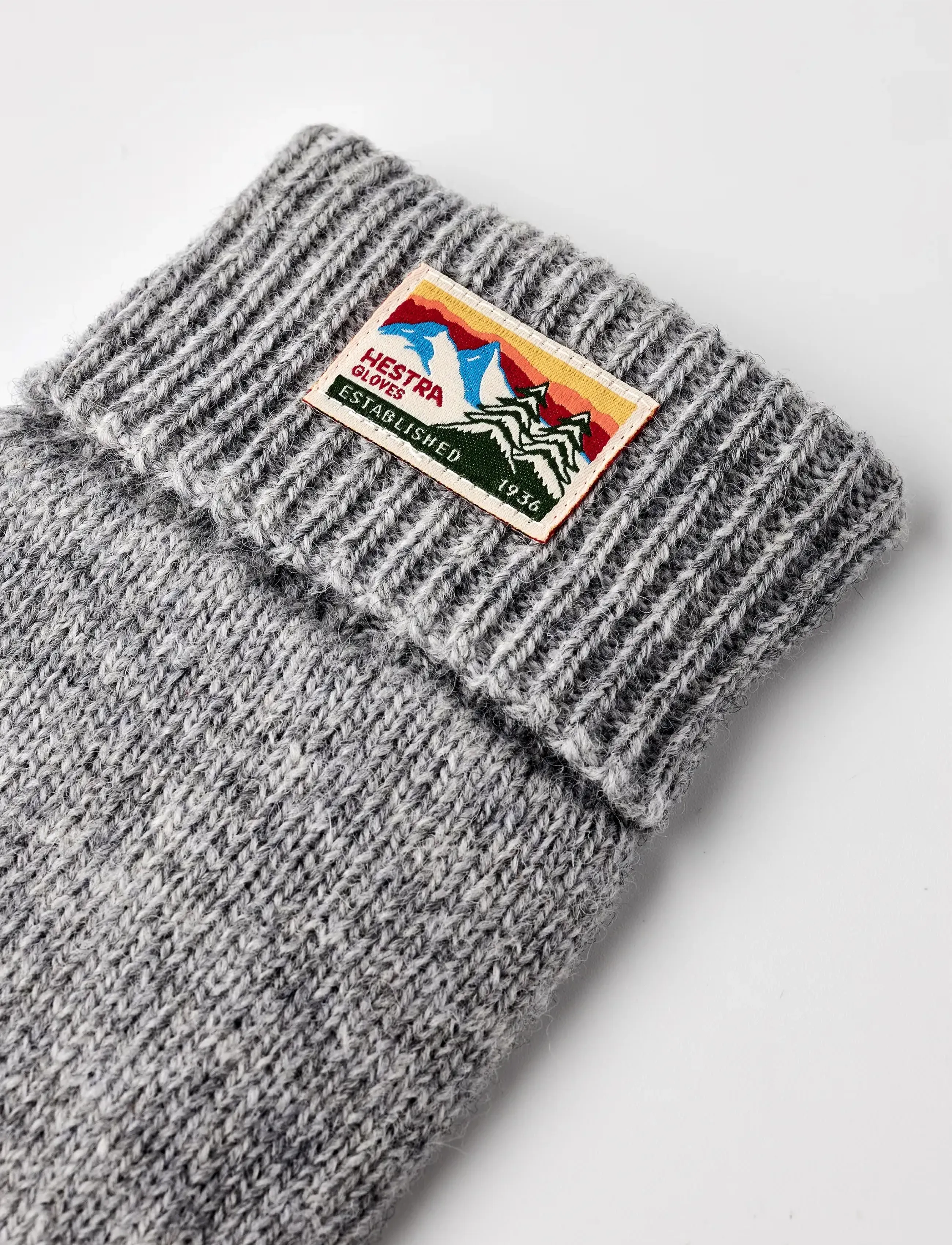 Hestra - Raggwool Glove - accessories - grey - 2