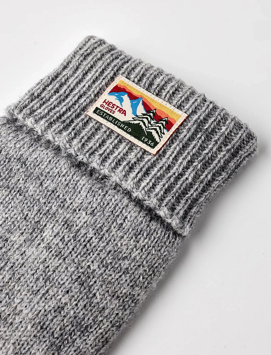 Hestra - Raggwool Glove - accessories - grey - 2