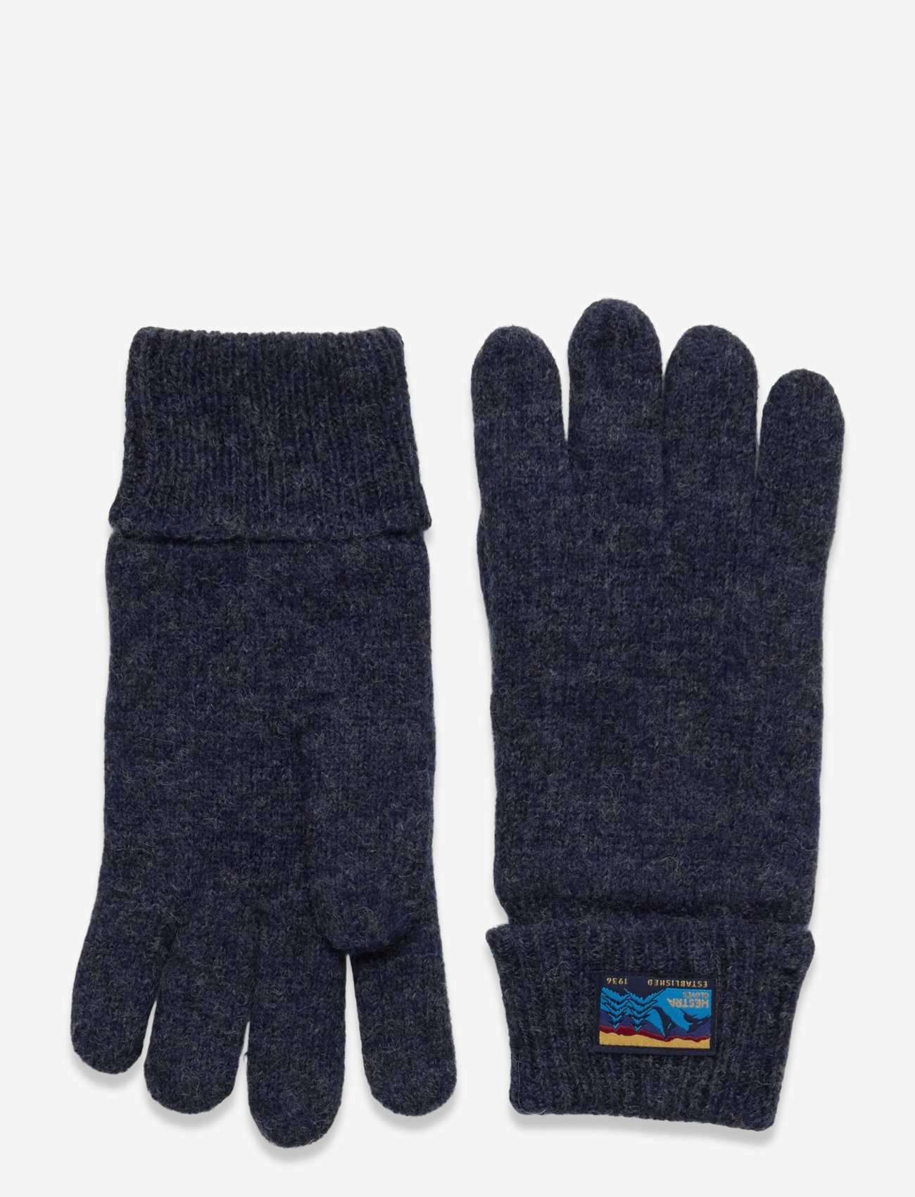 Hestra - Raggwool Glove Beige - pigimütsid & kindad - navy - 0