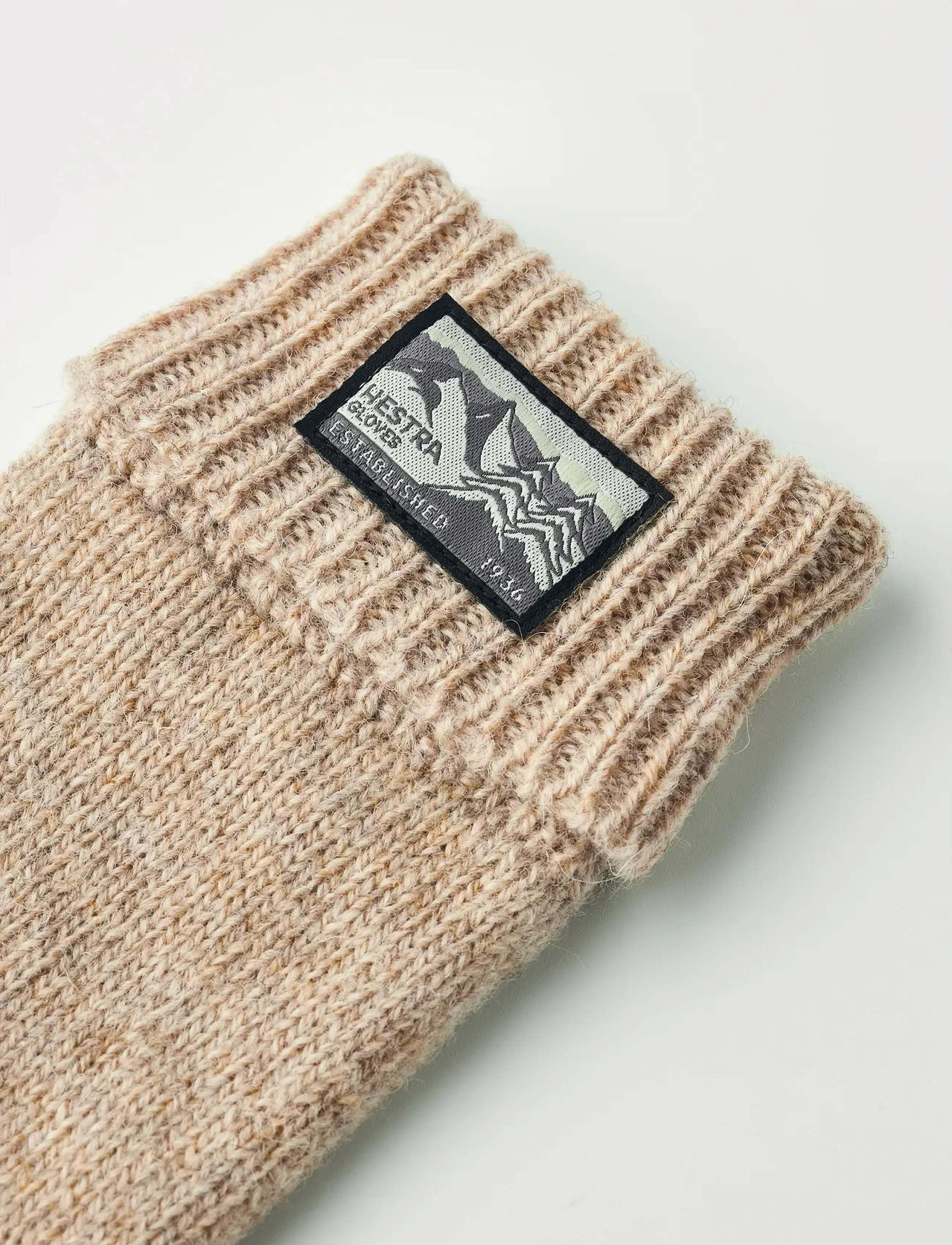 Hestra - Raggwool Mitt - accessories - beige - 2