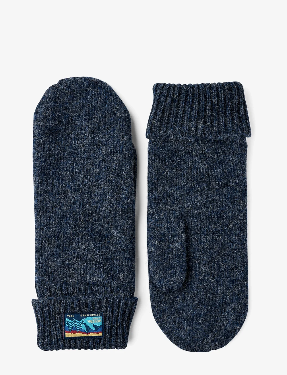 Hestra - Raggwool Mitt Beige - accessories - navy - 0