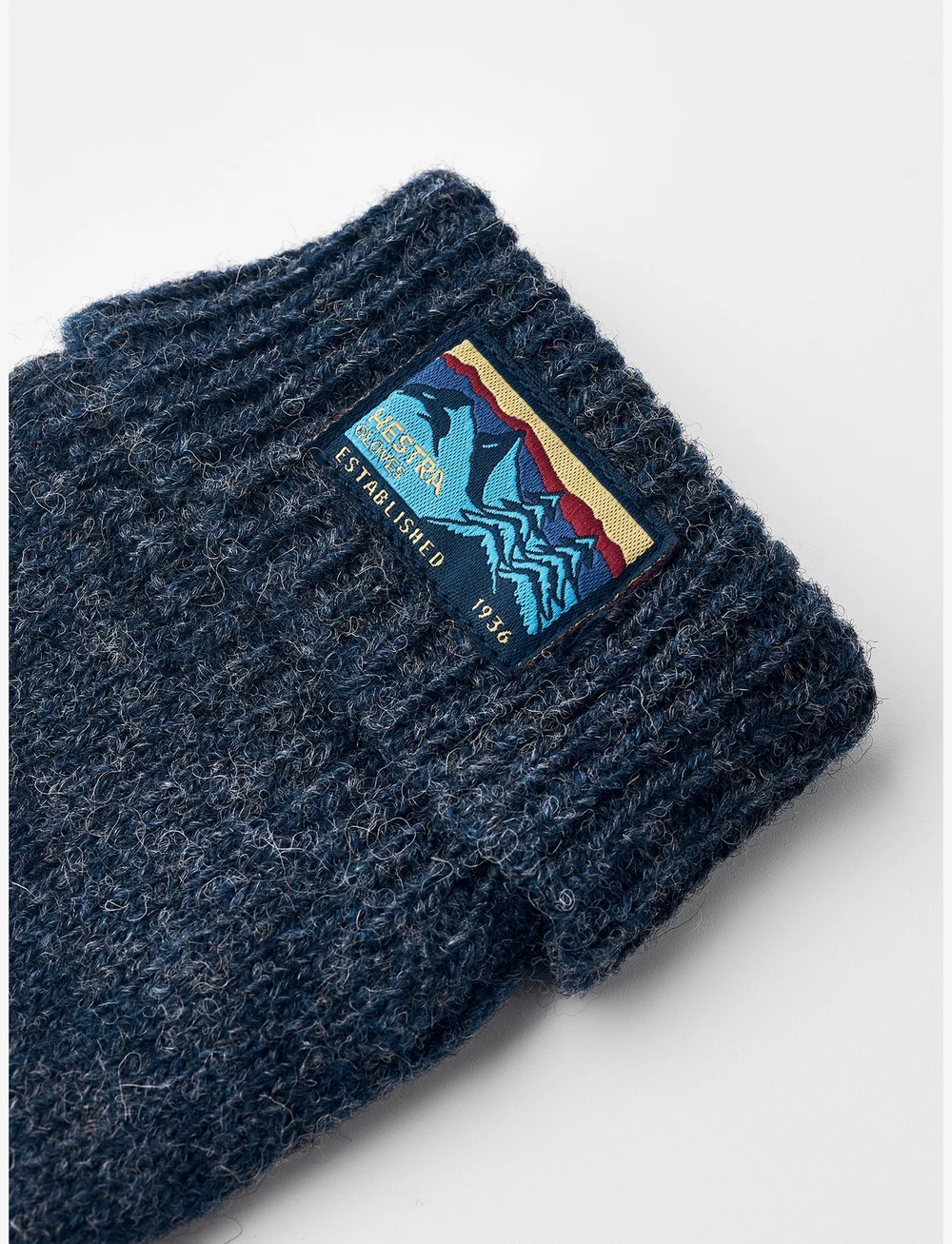 Hestra - Raggwool Mitt Beige - accessories - navy - 2