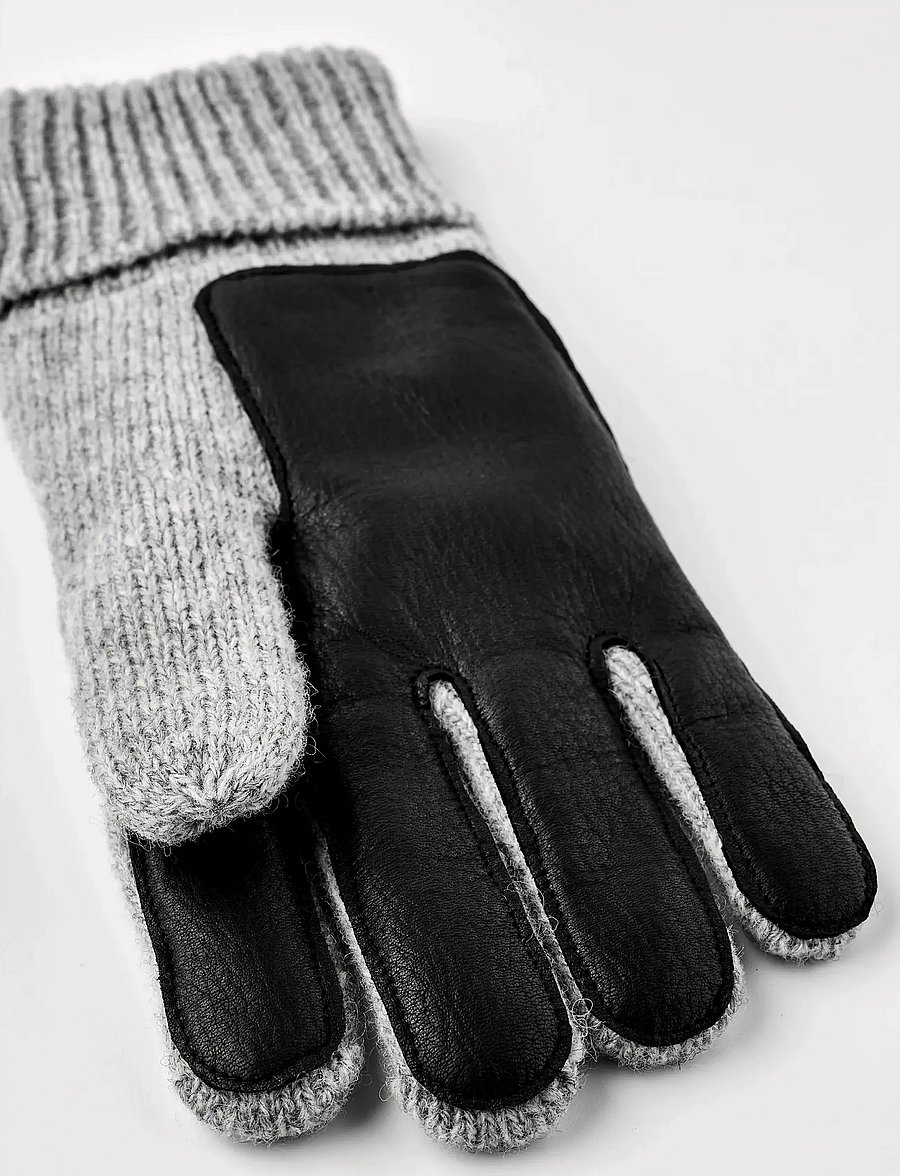 Hestra - Raggwool Deer Grey - accessoarer - grey - 1