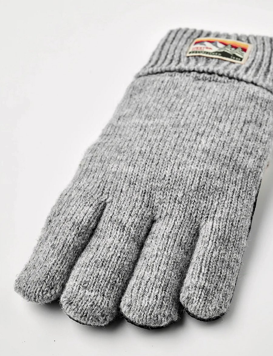 Hestra - Raggwool Deer Grey - accessoarer - grey - 2