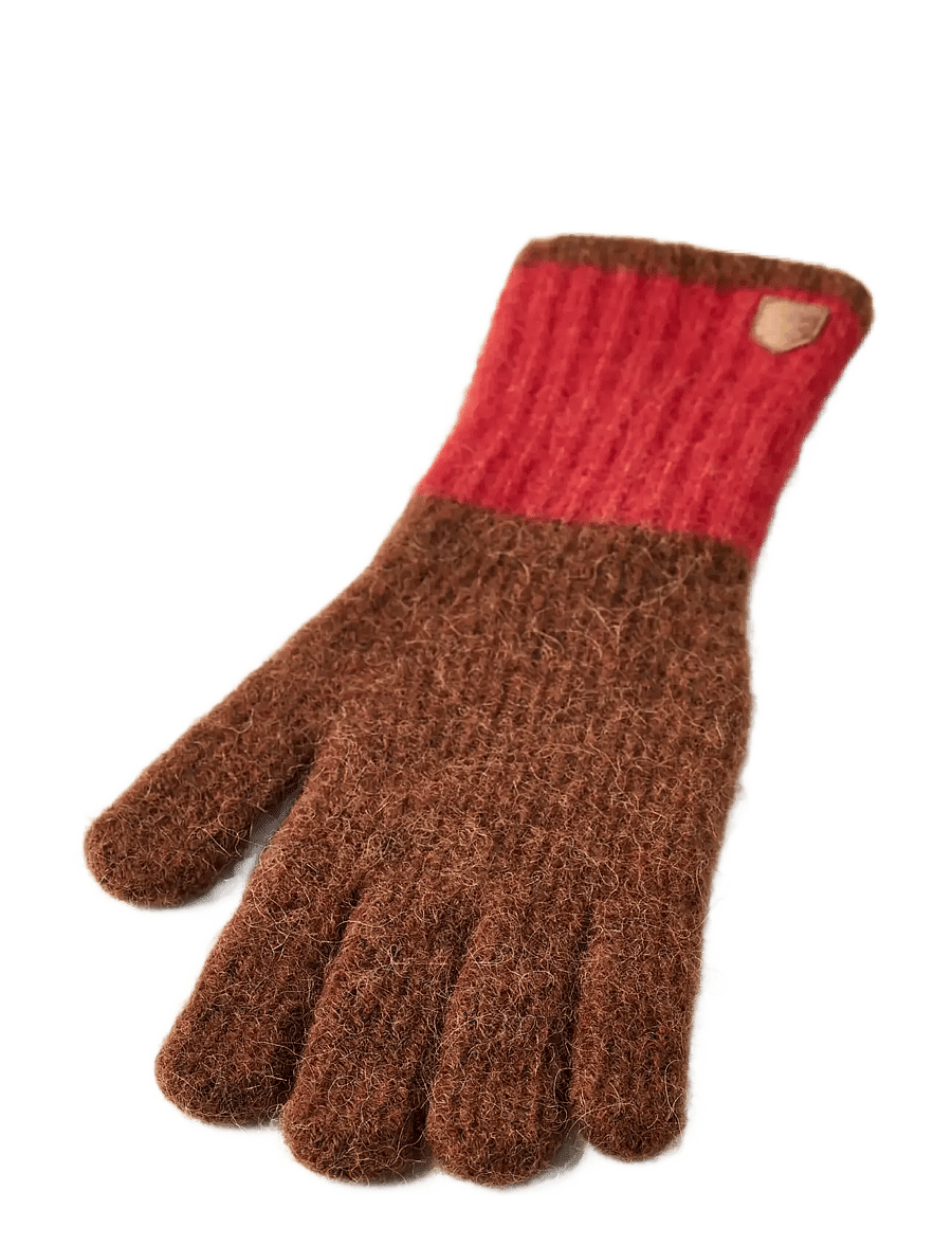 Hestra - Moritz Glove - fingerhandschuhe - camel/light red - 1