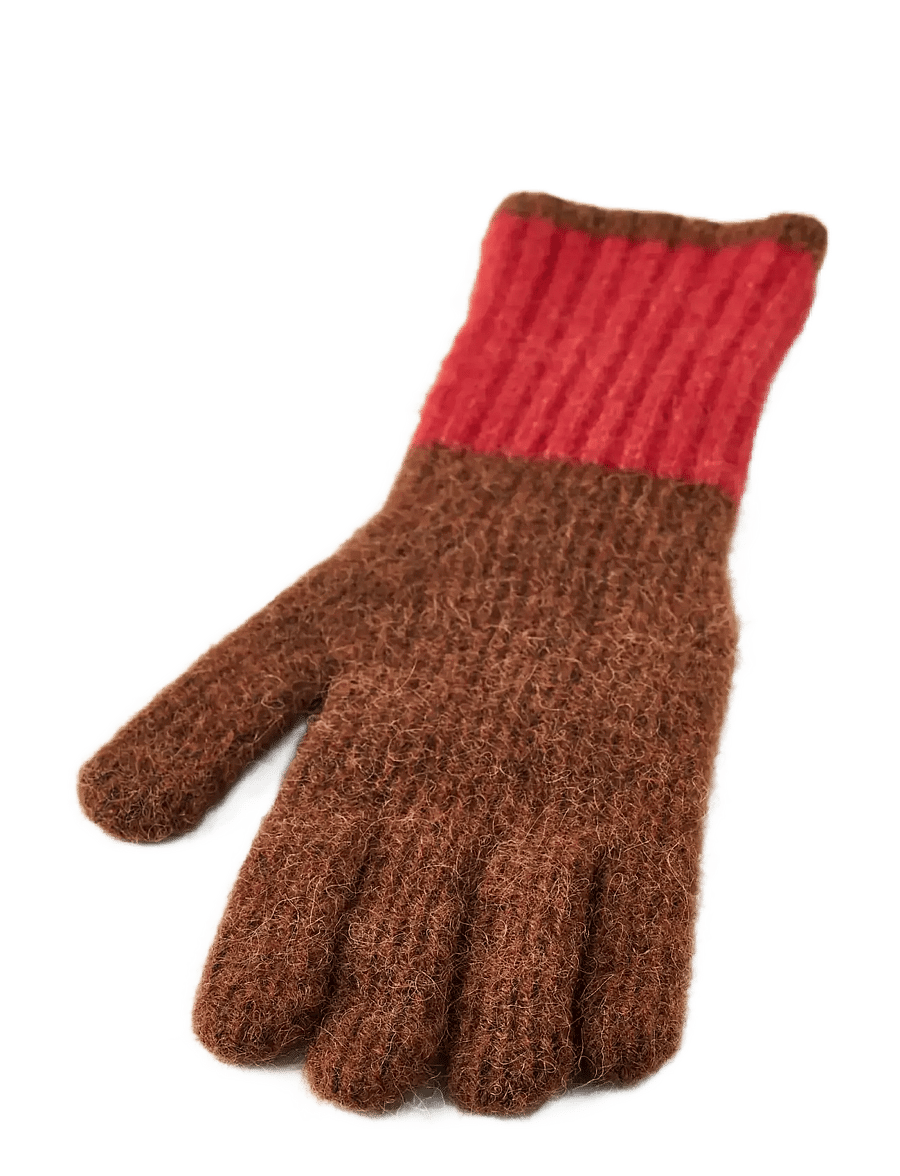 Hestra - Moritz Glove - fingerhandschuhe - camel/light red - 2