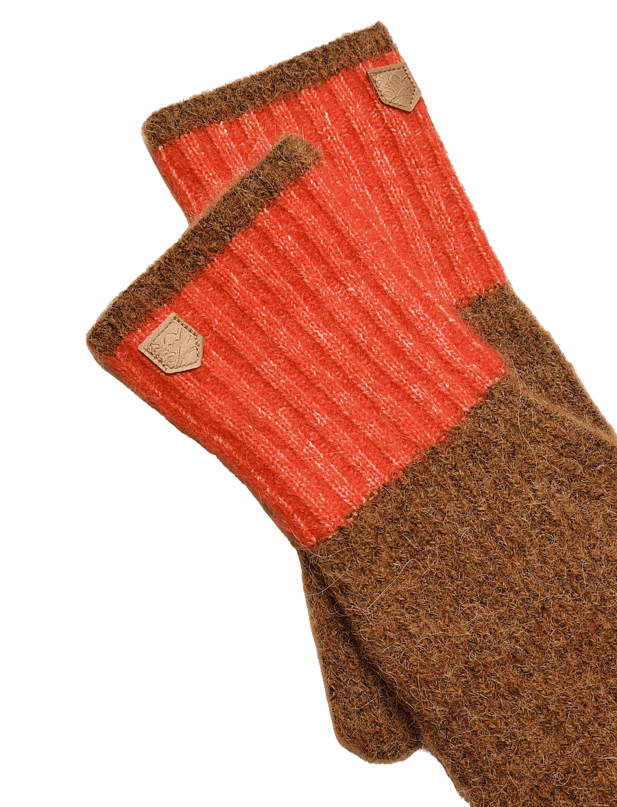 Hestra - Moritz Glove - handsker - camel/light red - 3