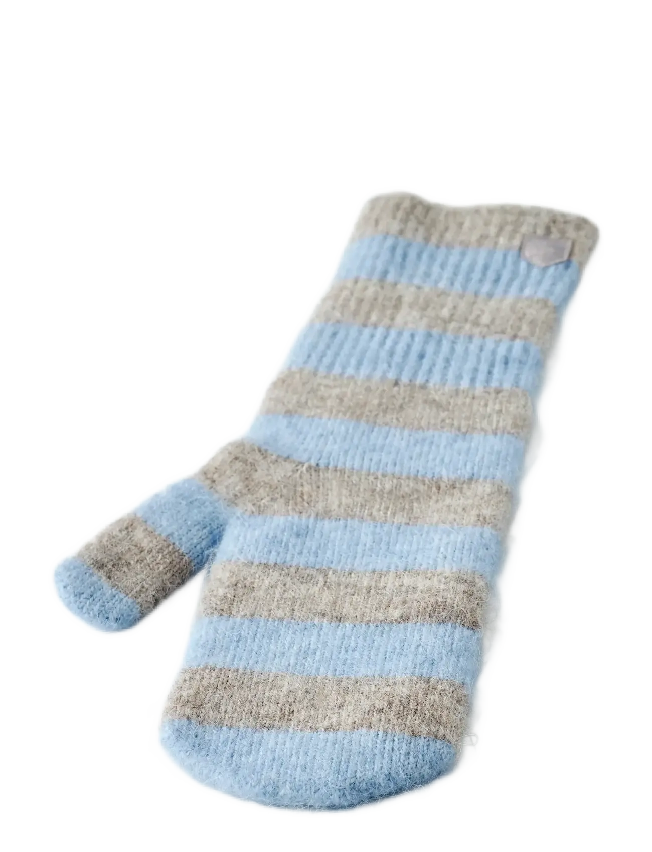 Hestra - Moritz Stripe Mitt - fäustlinge - light blue/grey - 1