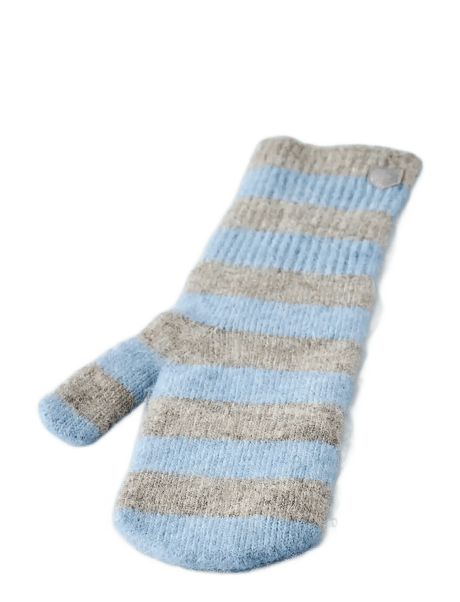 Hestra - Moritz Stripe Mitt - fäustlinge - light blue/grey - 1