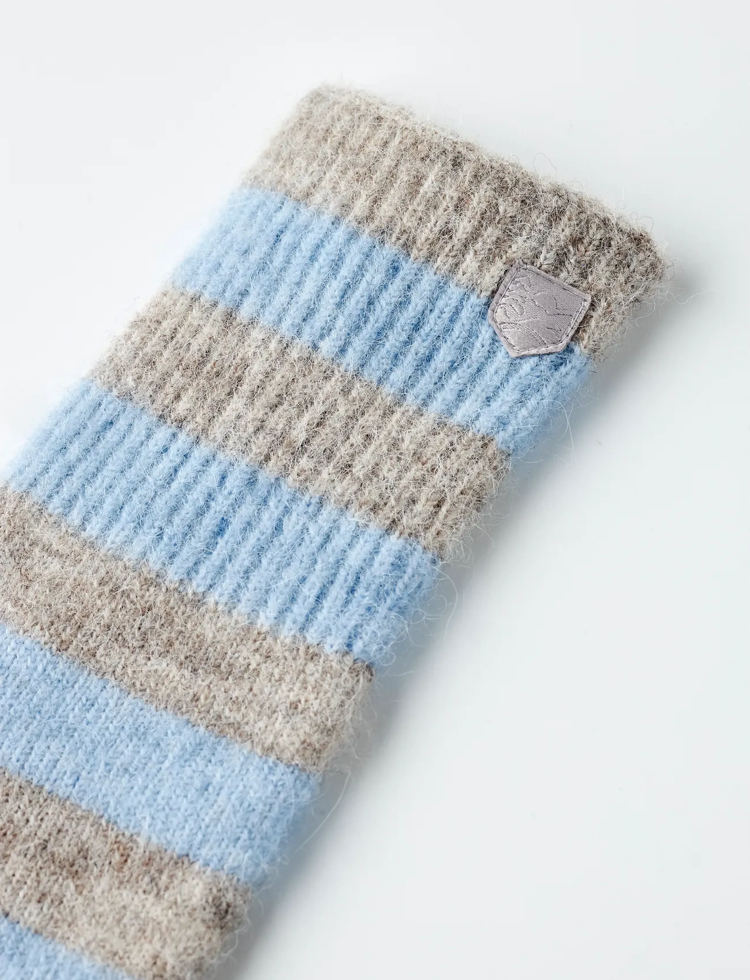 Hestra - Moritz Stripe Mitt - fäustlinge - light blue/grey - 3