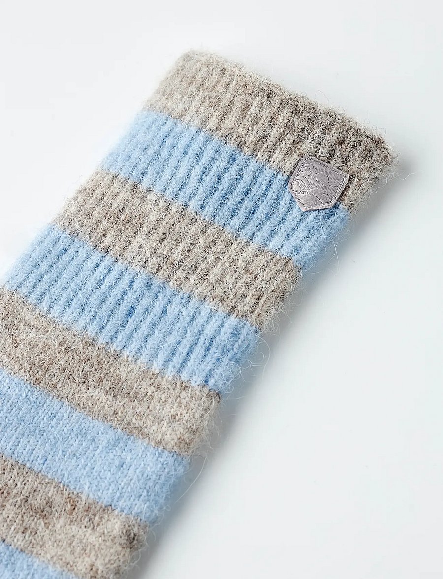 Hestra - Moritz Stripe Mitt - fäustlinge - light blue/grey - 3