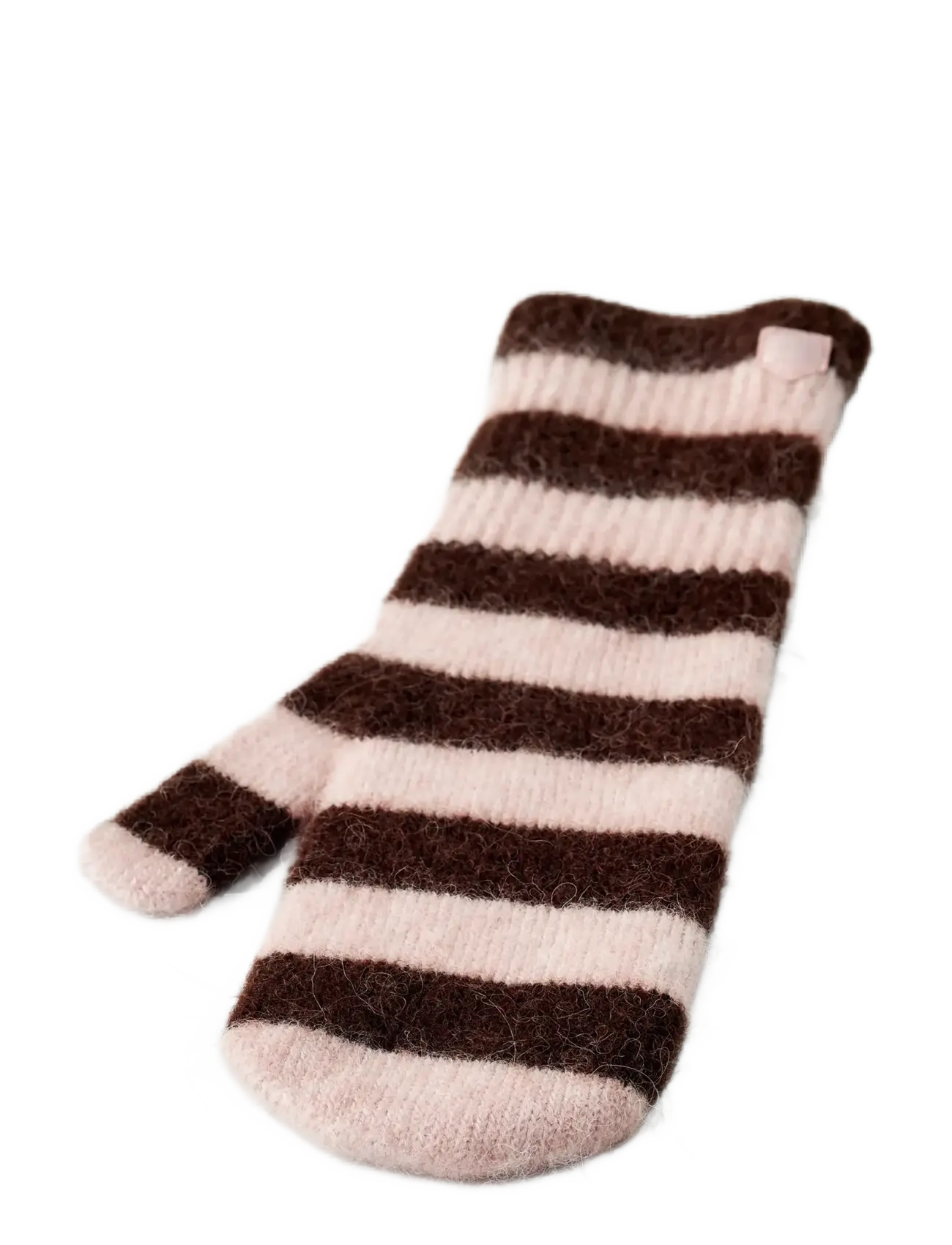 Hestra - Moritz Stripe Mitt - fäustlinge - parfait/tabac - 1
